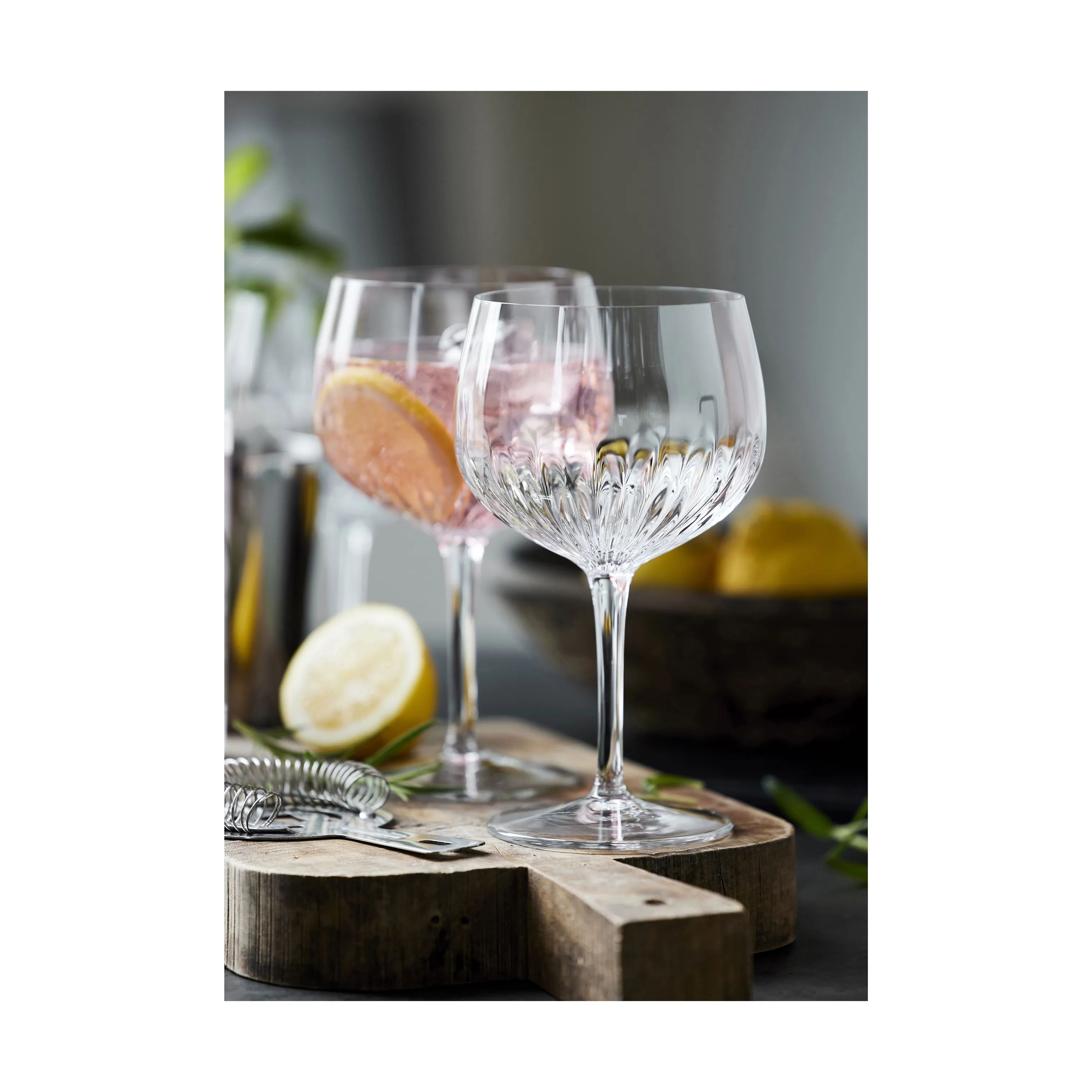 Luigi Bormioli Ginglas Mixology Spansk Gin og Tonic Glas - 2 stk. i klar, 5