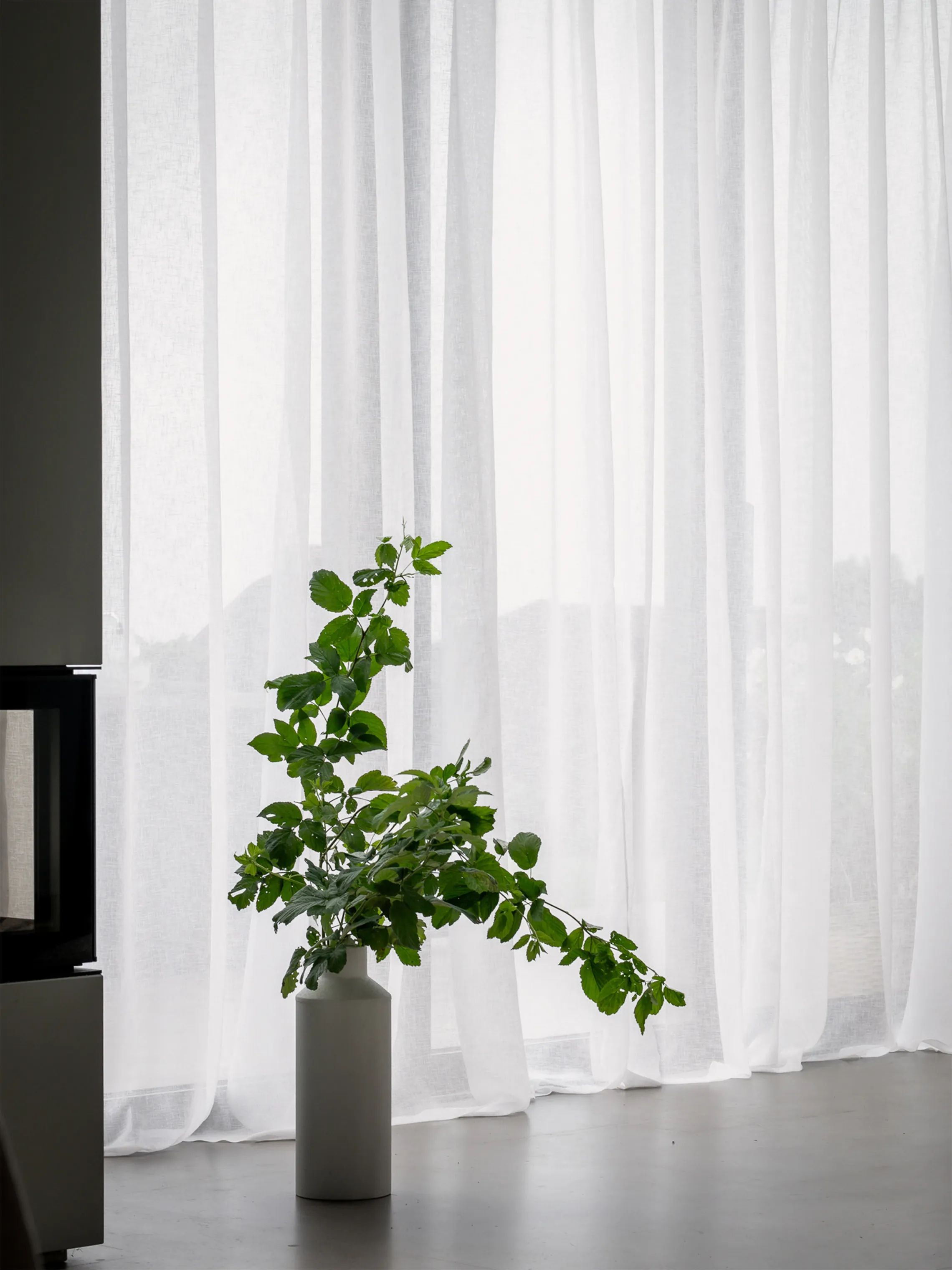 Svanefors Gardiner og gardinstænger Diana Gardin - 2 stk. i Offwhite, H280 x B140 cm, 2