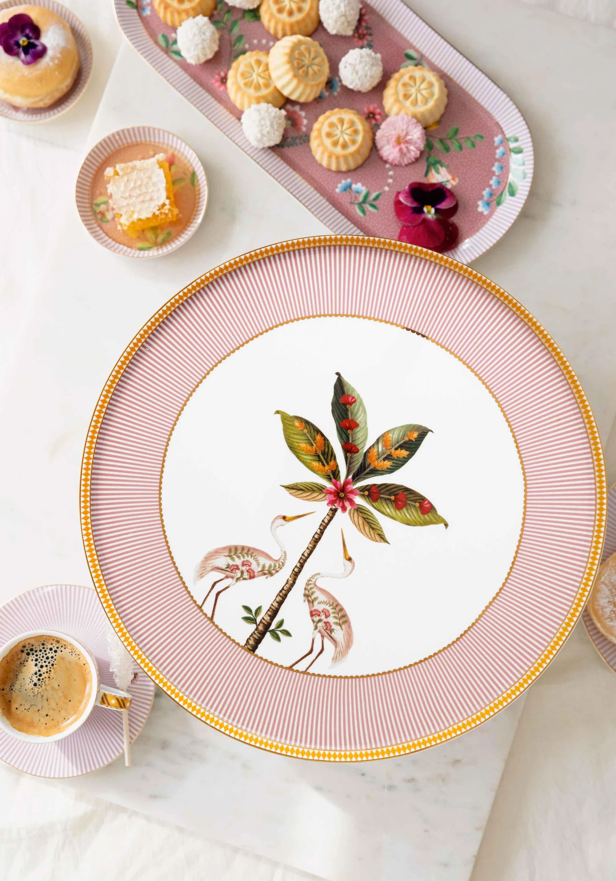 PIP Studio Serveringsfade La Majorelle Fad i Pink, 2