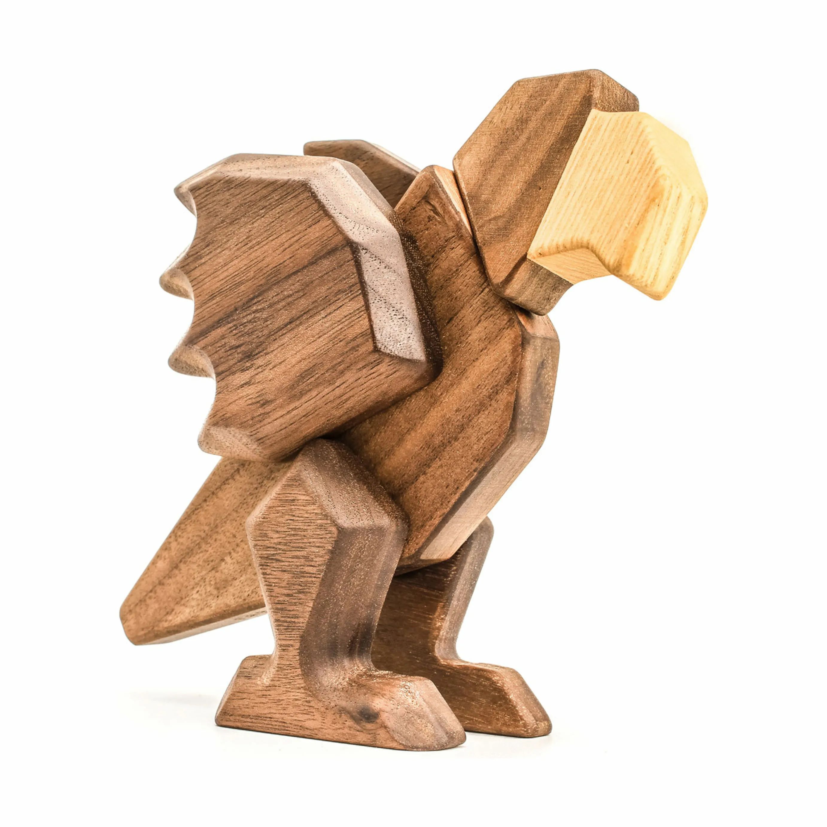 FableWood Dyrefigurer Papegøje i Træ, 1