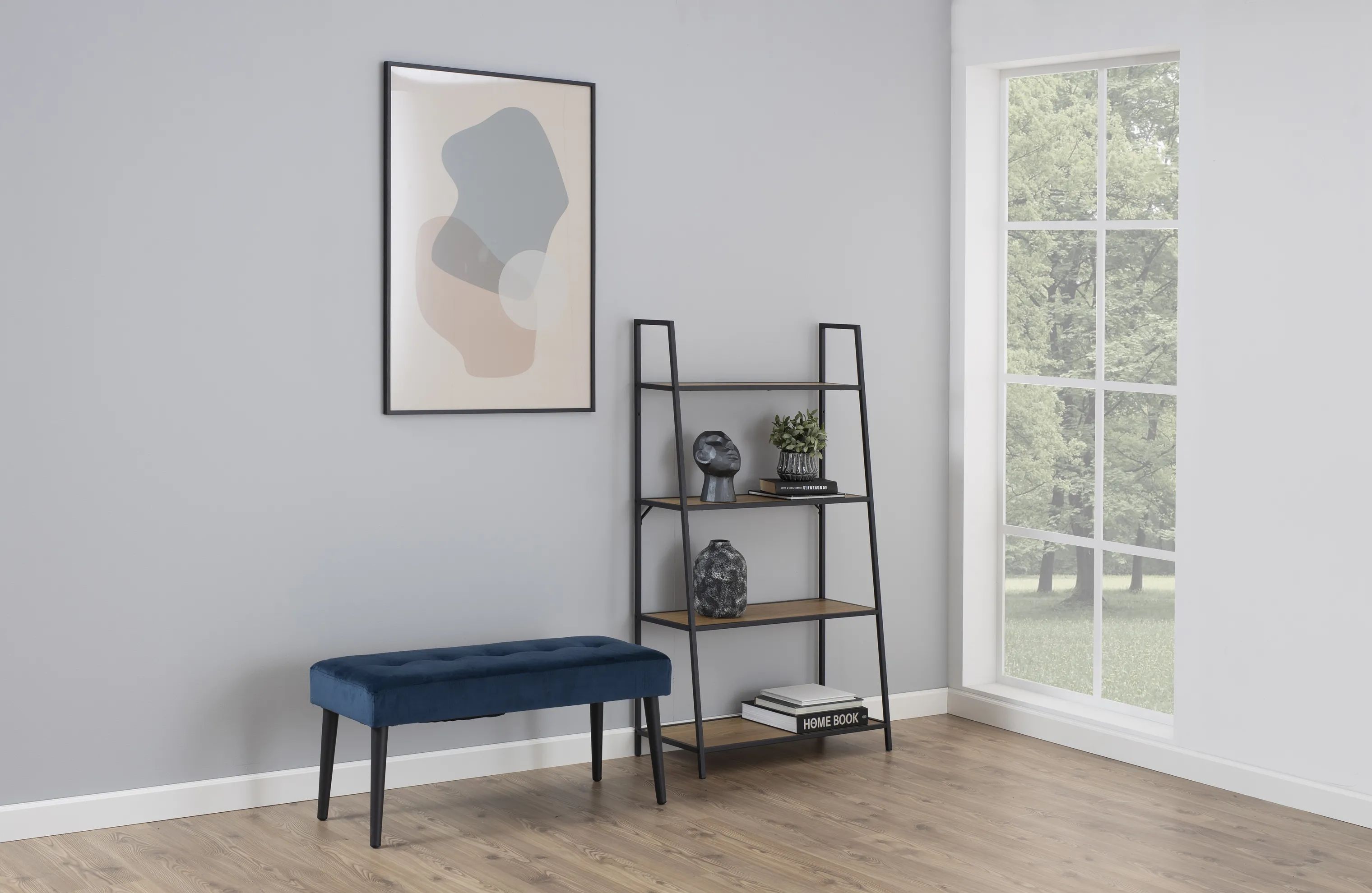 CASA Living Bænke Glory Bænk i marineblå, 3