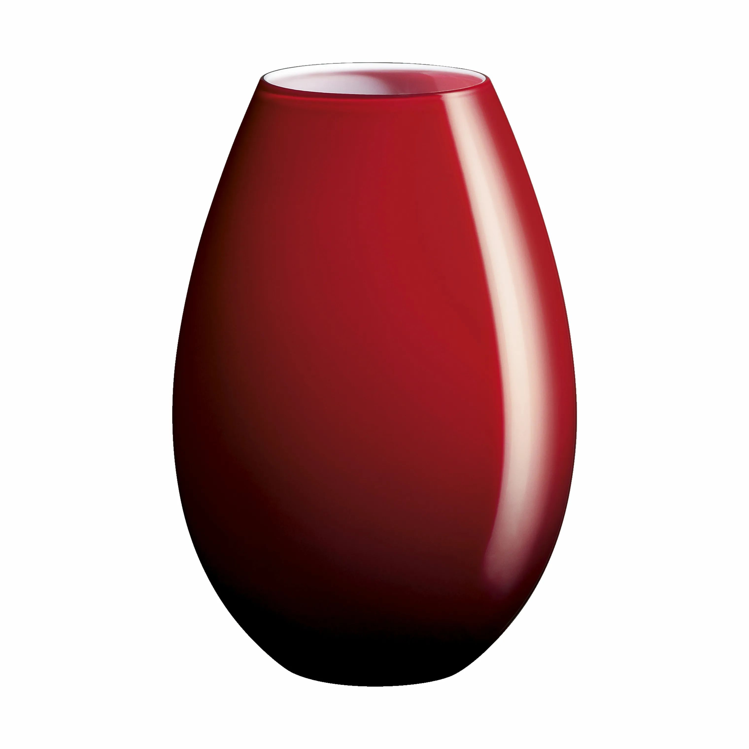 Holmegaard Vaser Cocoon Vase i Rød, 20,5 cm, 1