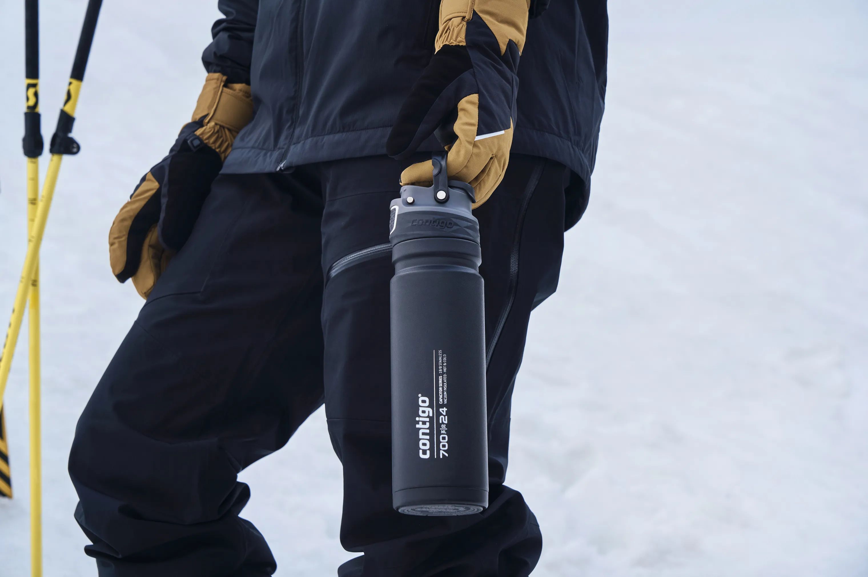 Contigo Drikkedunke Free Flow Termo Drikkedunk i Licorice, 2