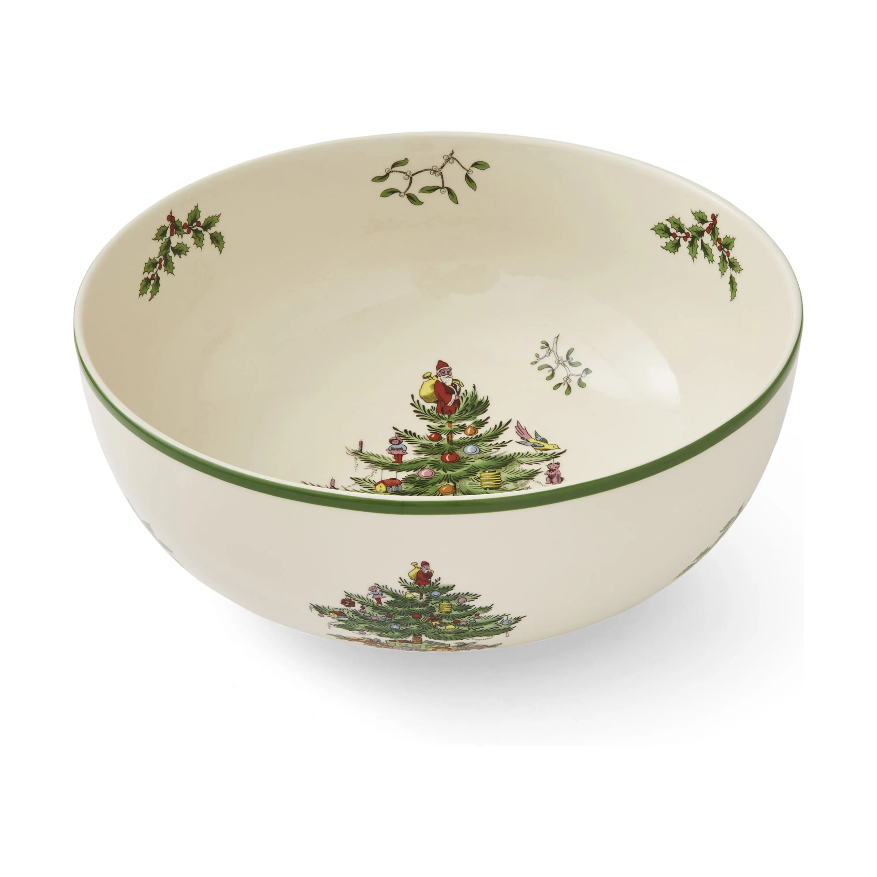 Spode Serveringsskåle Christmas Tree Serveringsskål i Hvid/grøn/rød, 1
