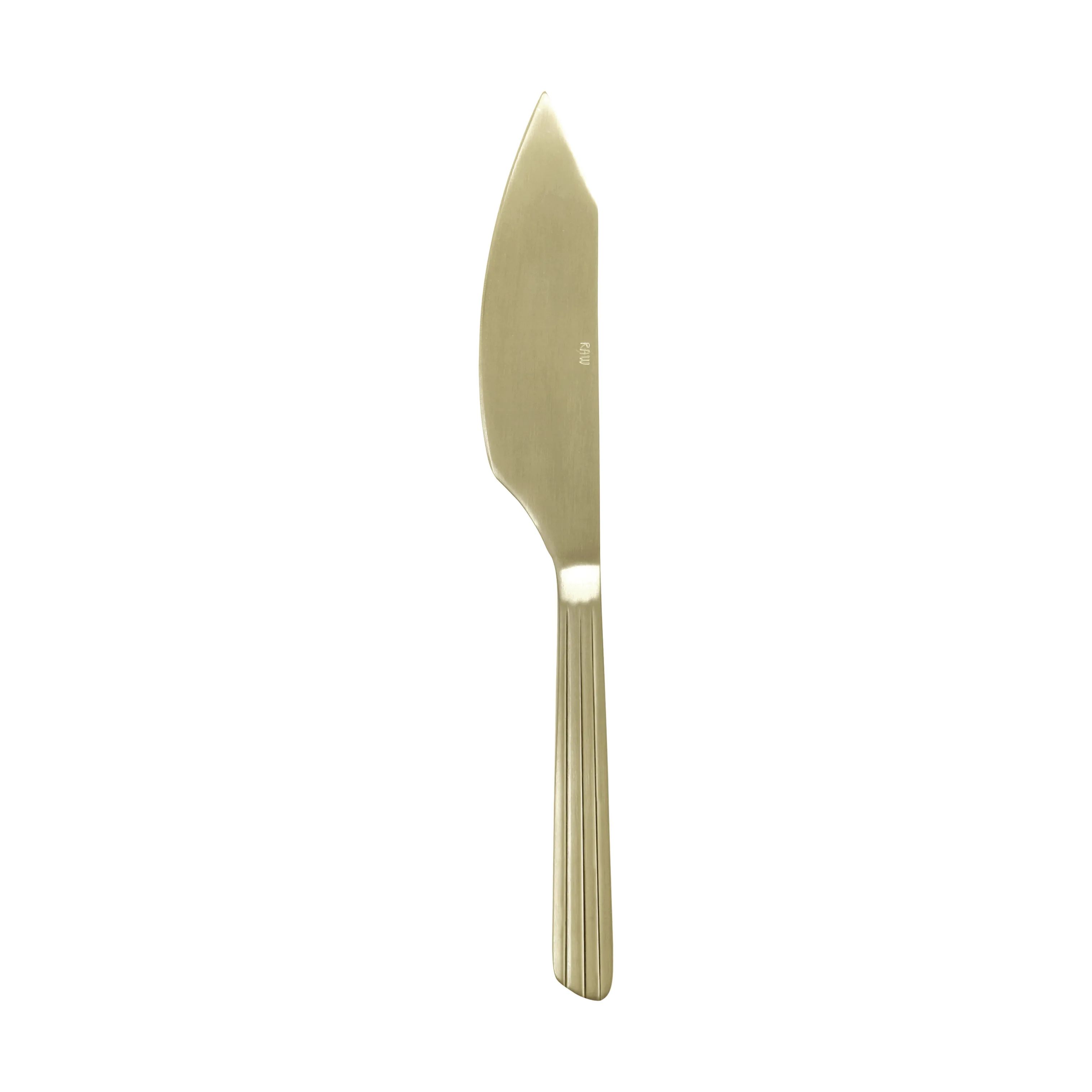 RAW by Aida Lagkageknive og -spader Lagkagekniv i Champagne guld, 1
