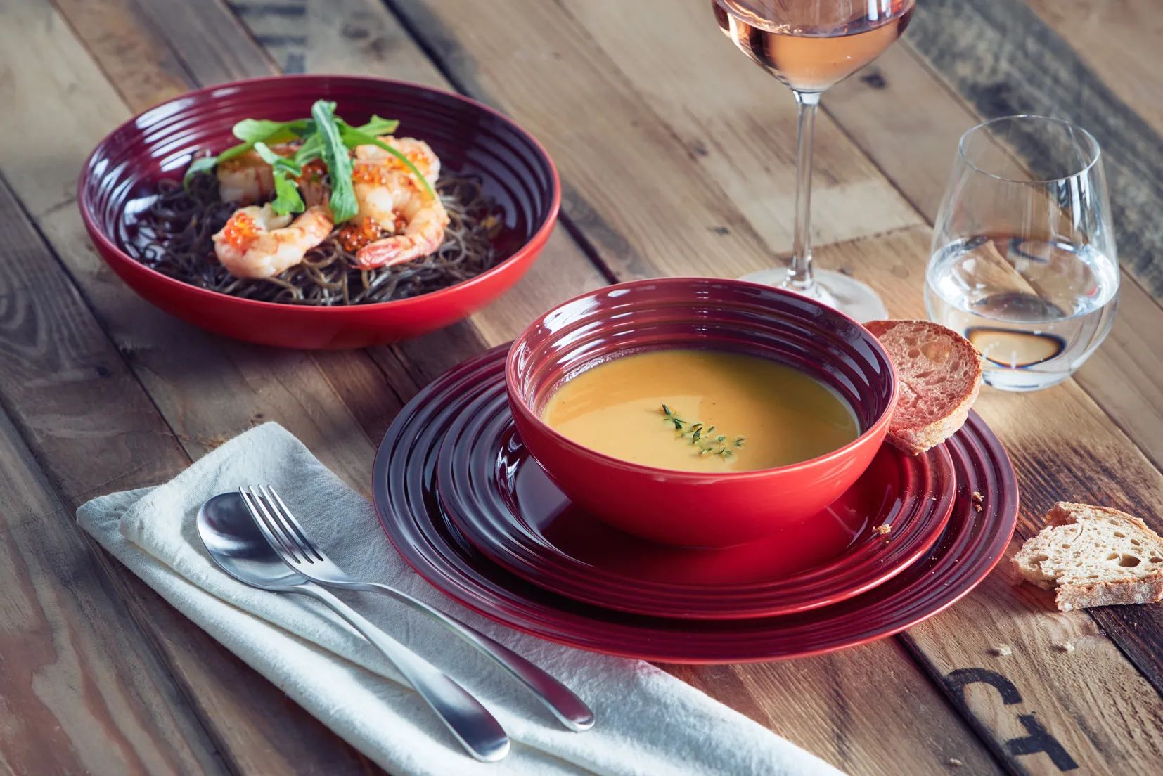 Le Creuset Dybe tallerkener Signature Dyb Tallerken i Cerise, 16 cm, 2