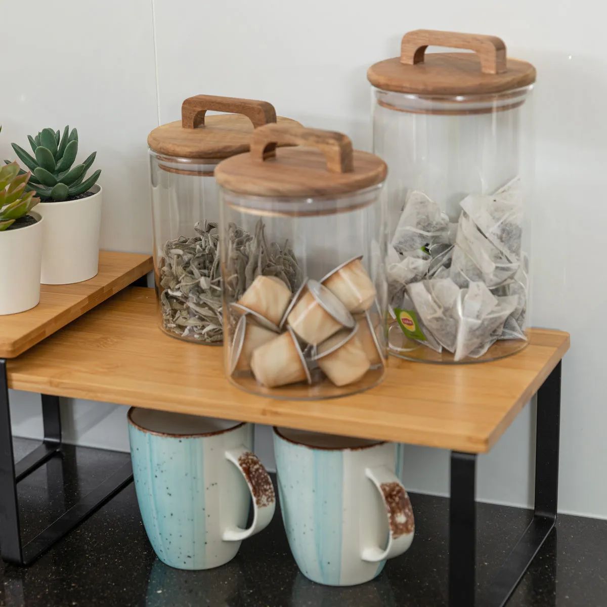 Estia Home Opbevaringsglas Allure Opbevaringsbeholder i Klar, 2