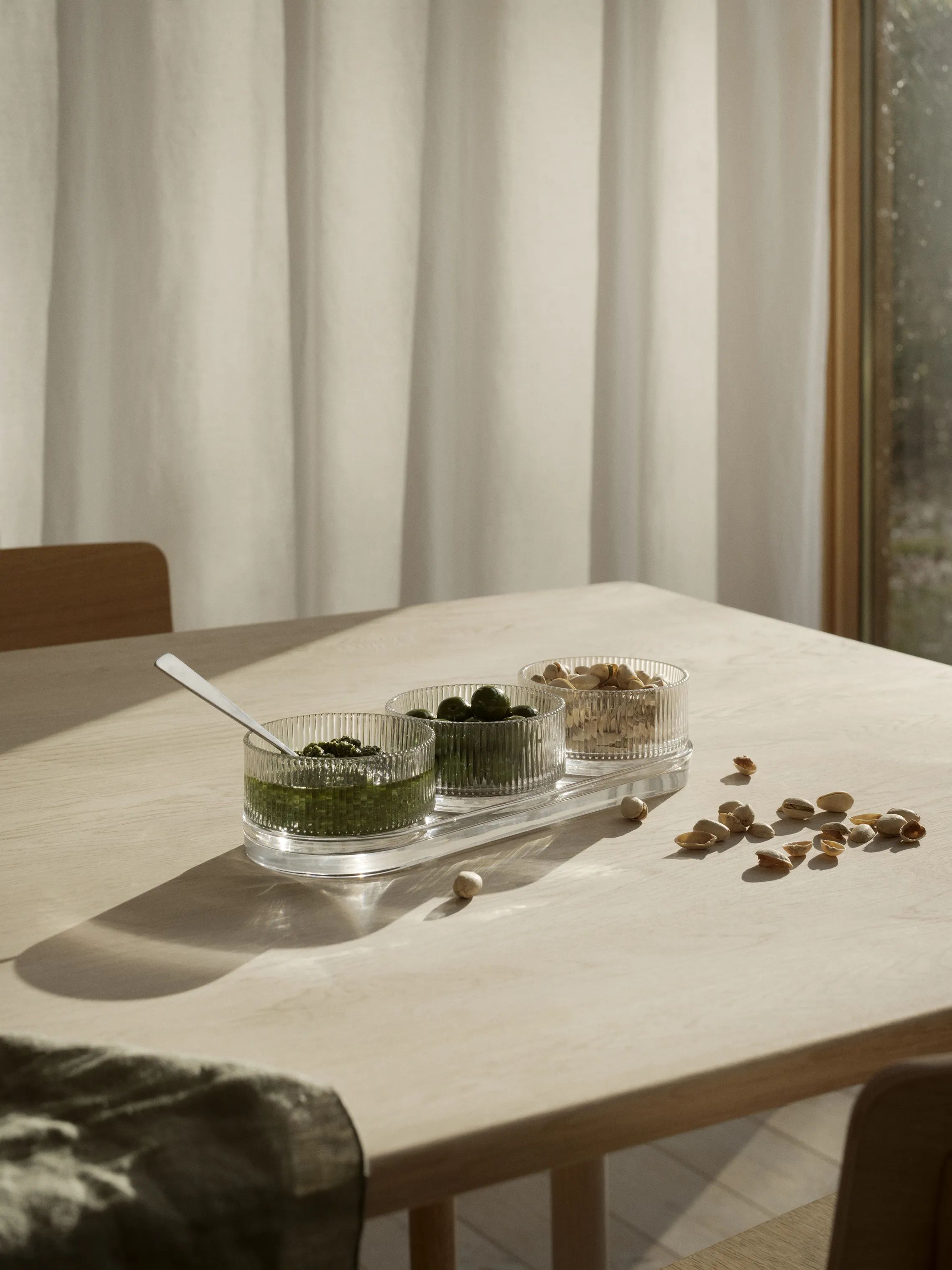 Stelton Serveringsskåle Pilastro Tapassæt i klar, 2