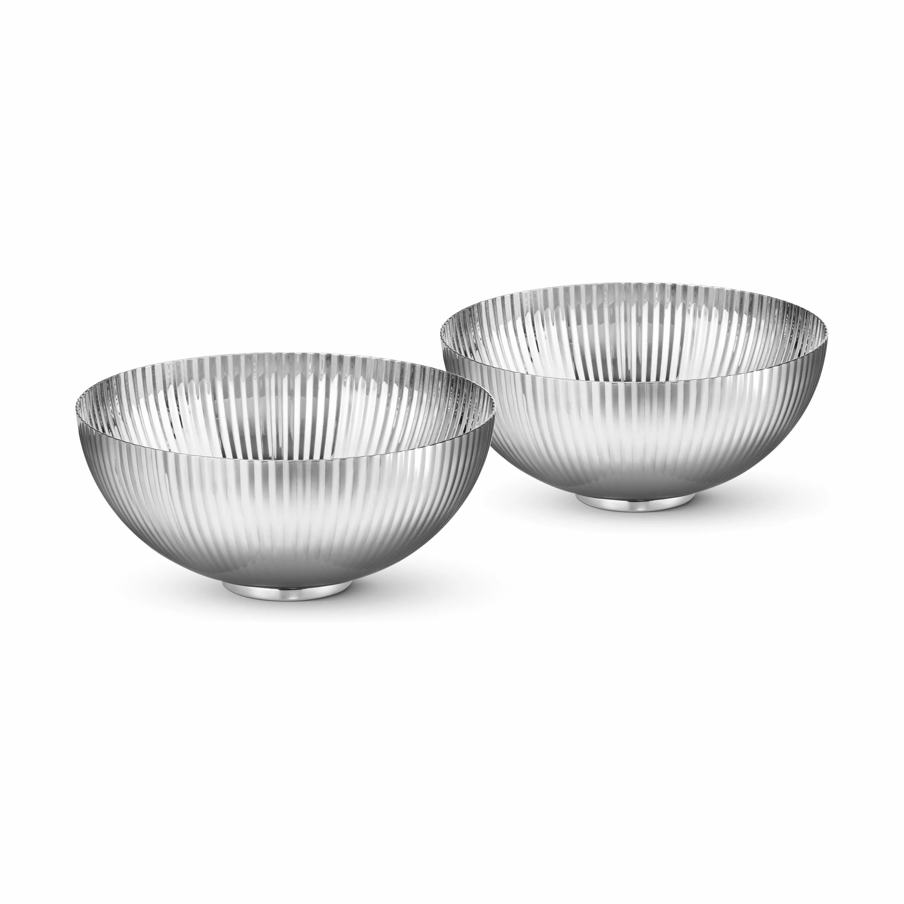 Georg Jensen Serveringsskåle Bernadotte Mini Skål - 2 stk. i Stål, 10 cm, 1
