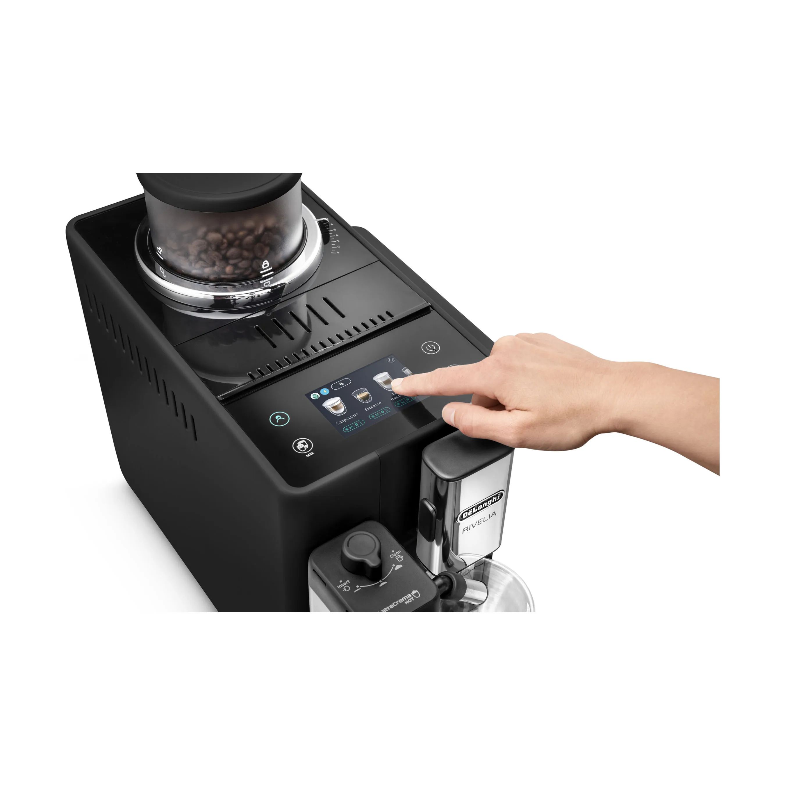 DeLonghi Espressomaskiner Rivelia EXAM440.55.B i Sort, 4