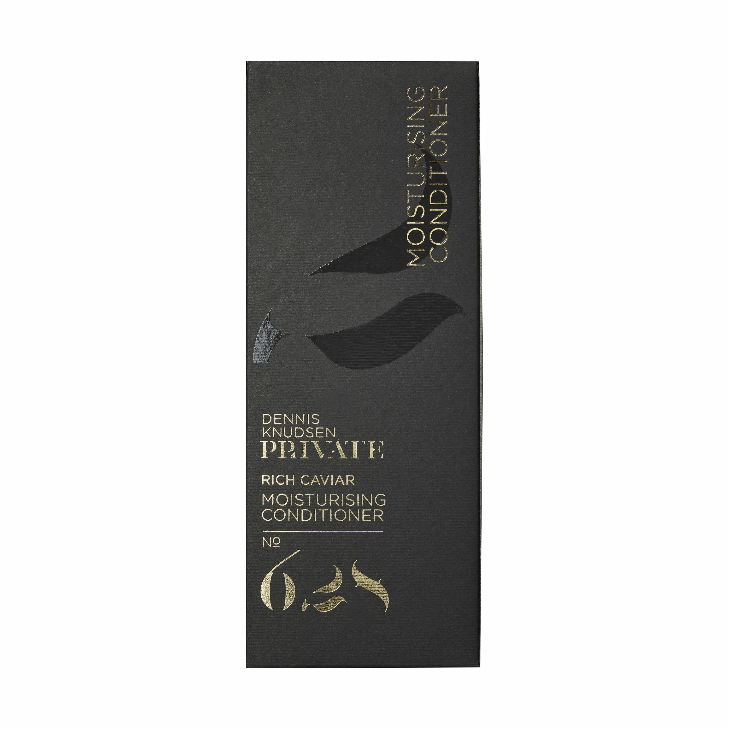 Dennis Knudsen Shampoo og hårpleje PRIVATE Rich Caviar Moisturising Conditioner i Sort, 2