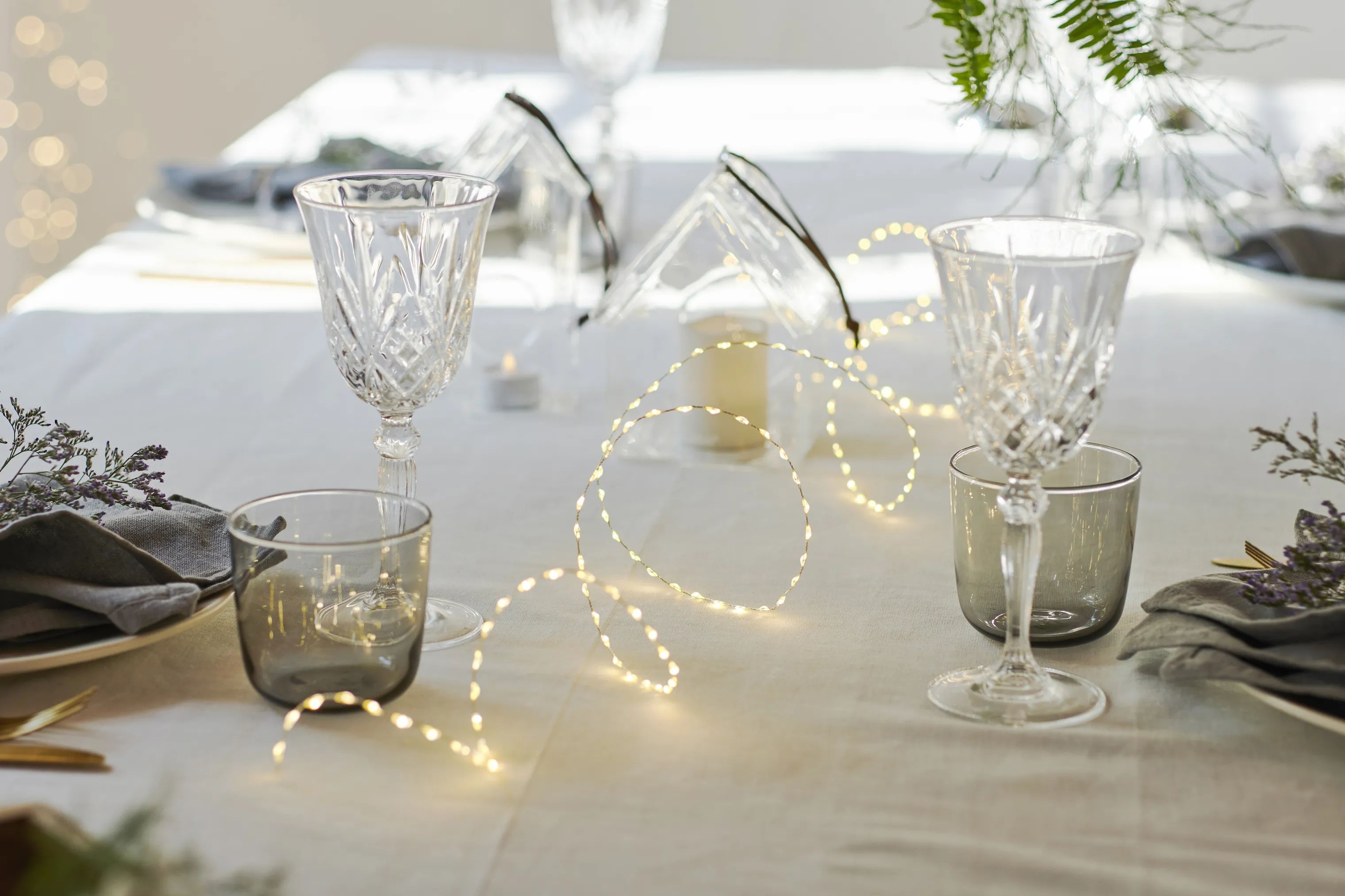 Sirius Lyskæder Kiki LED Lyskæde i Warm white/Silver, 1,9 meter, 3