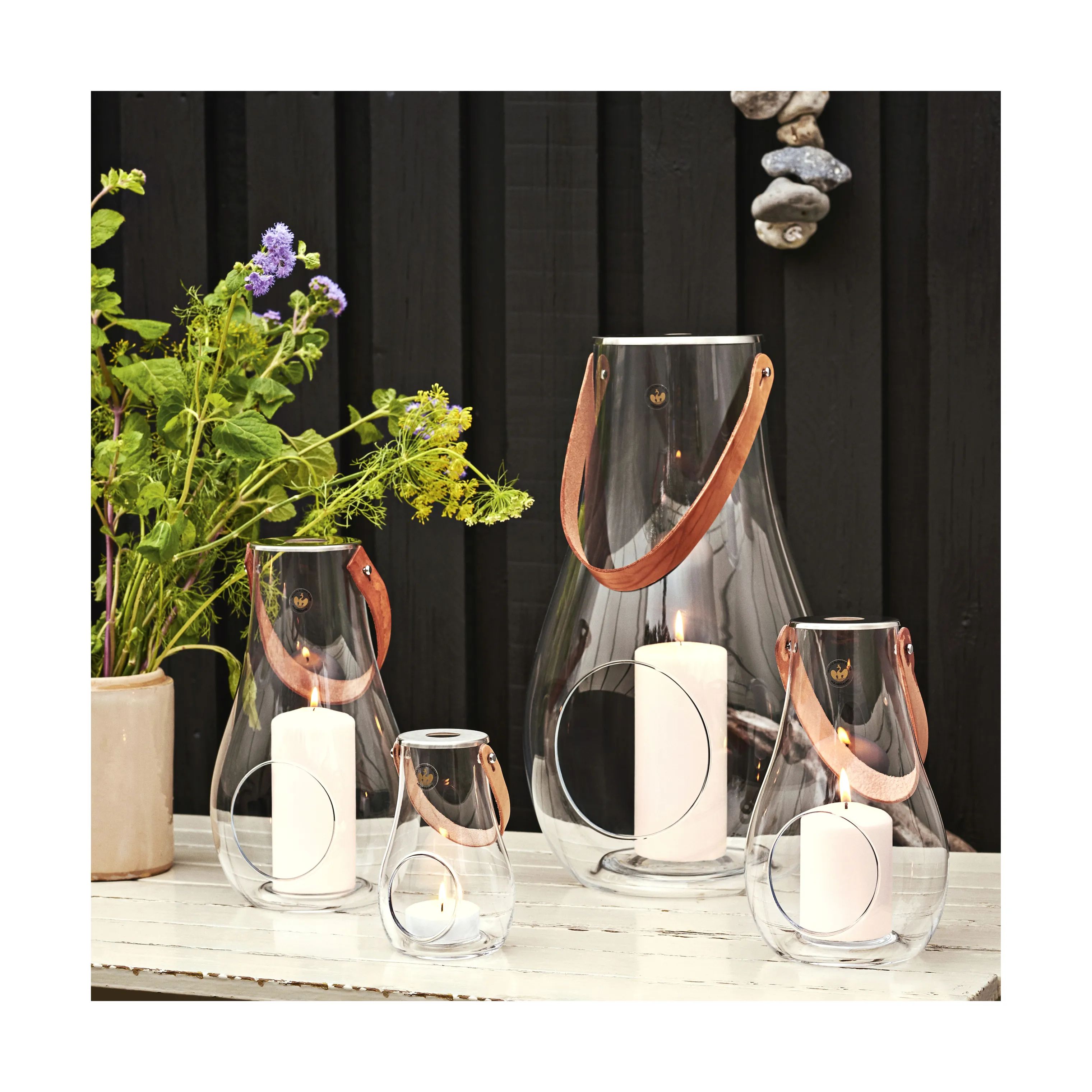 Holmegaard Lanterner Design with Light Lanterne i klar, 29 cm, 4