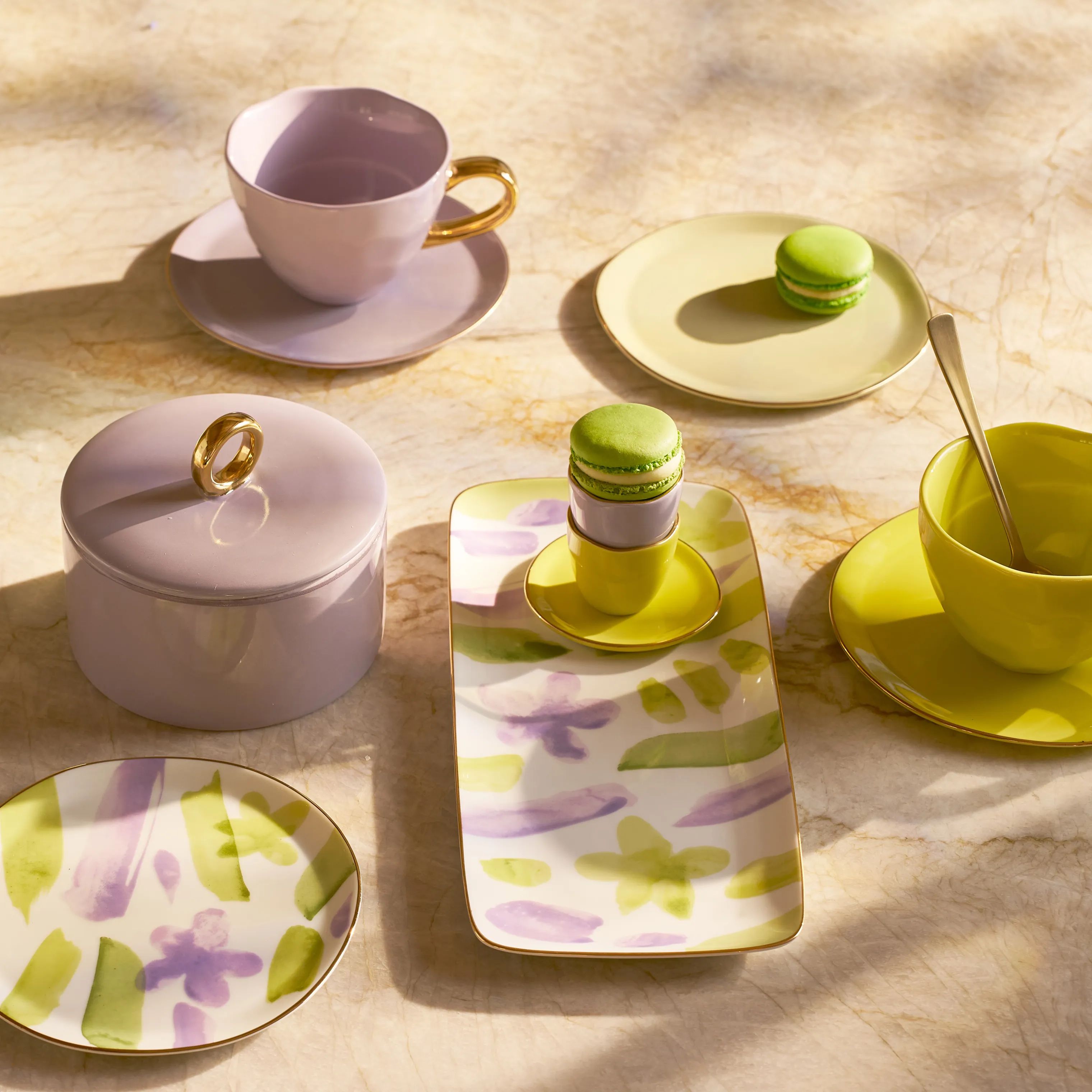 Urban Nature Culture Frokosttallerkener Good Morning Tallerken i Lime, 2