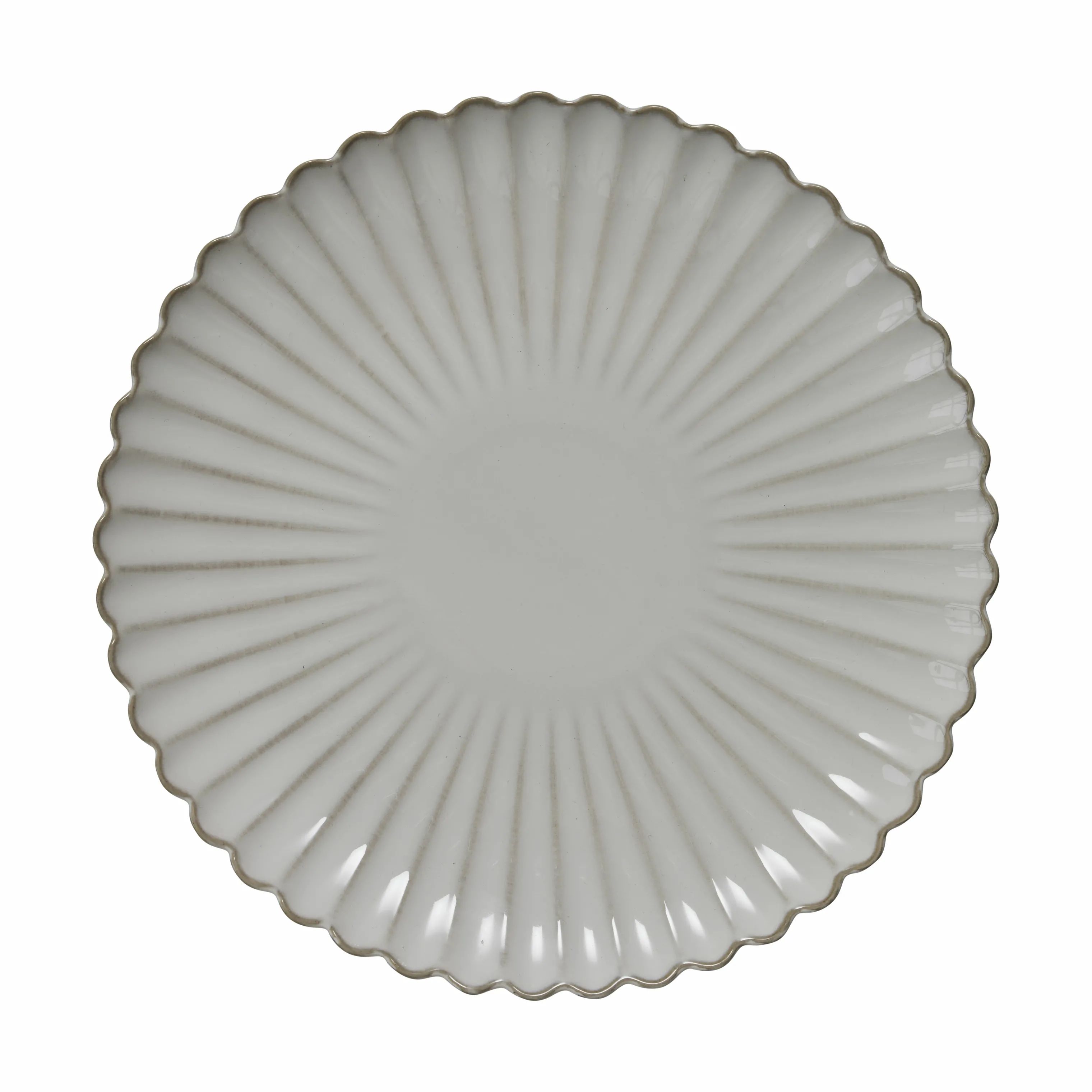 Lene Bjerre Middagstallerkener Camille Middagstallerken i Off White, 27 cm, 1