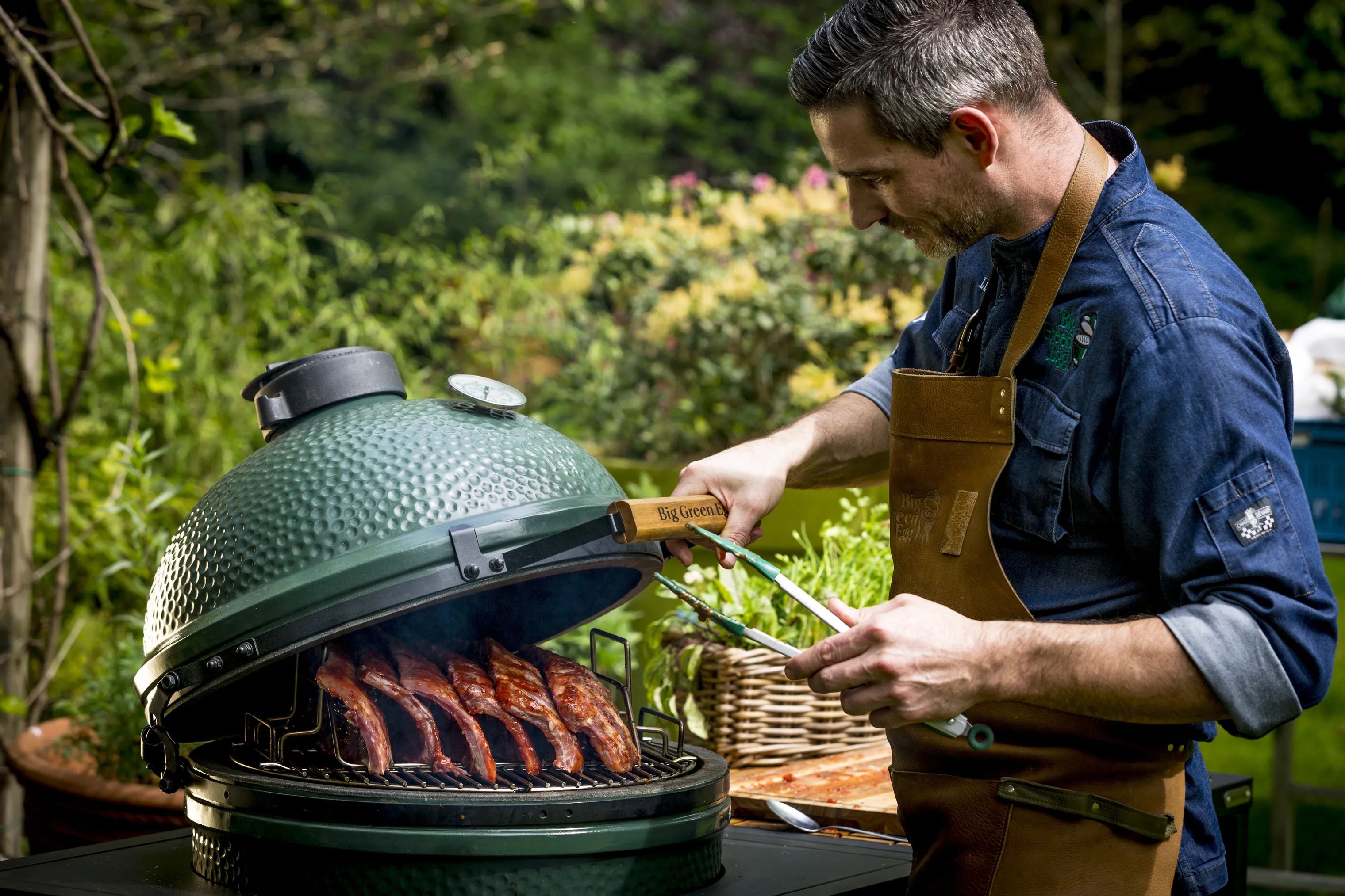 Big Green Egg Øvrigt grilltilbehør Cookware Ribben og stegerist i M/S, 2