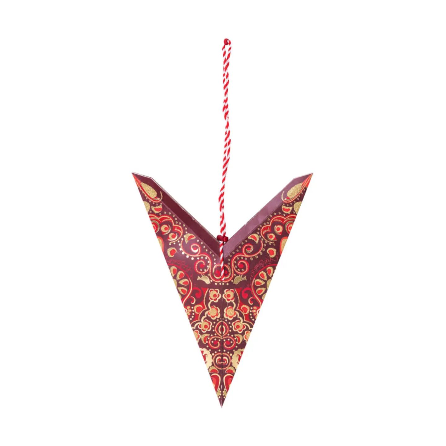 PIP Studio Juleophæng Christmas Julestjerne i Mørkerød, 60 cm, 4