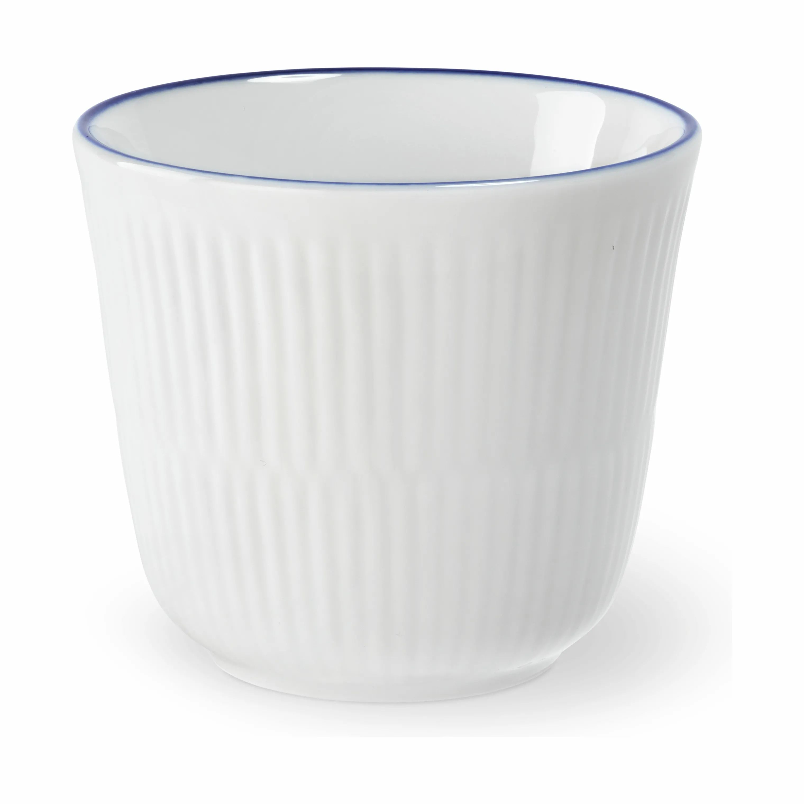 Royal Copenhagen Krus og kopper uden hank Blueline Termokop i Hvid/blå, 26 cl, 1