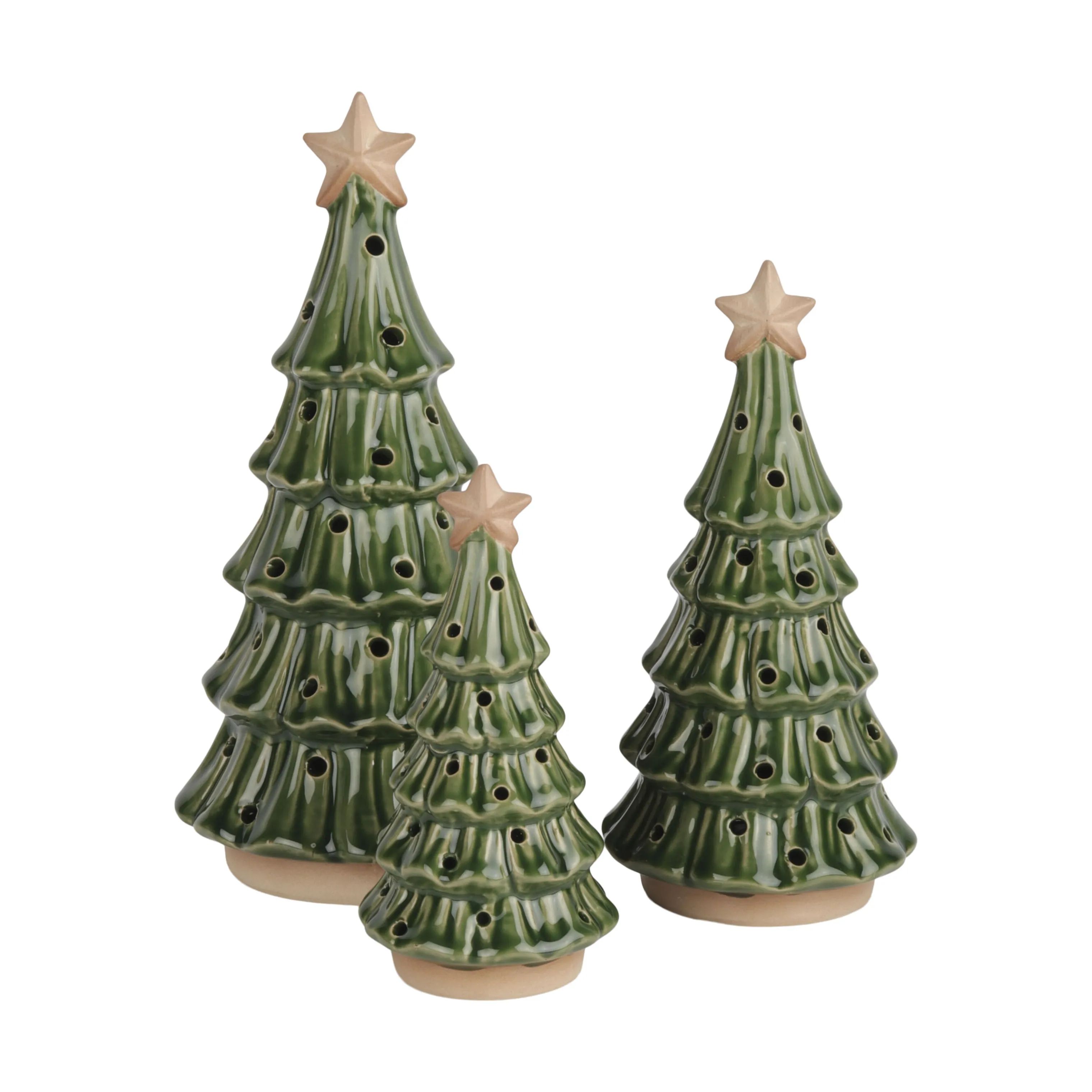 Casa Christmas Julefigurer LED Juletræ i 15,2 cm, 3