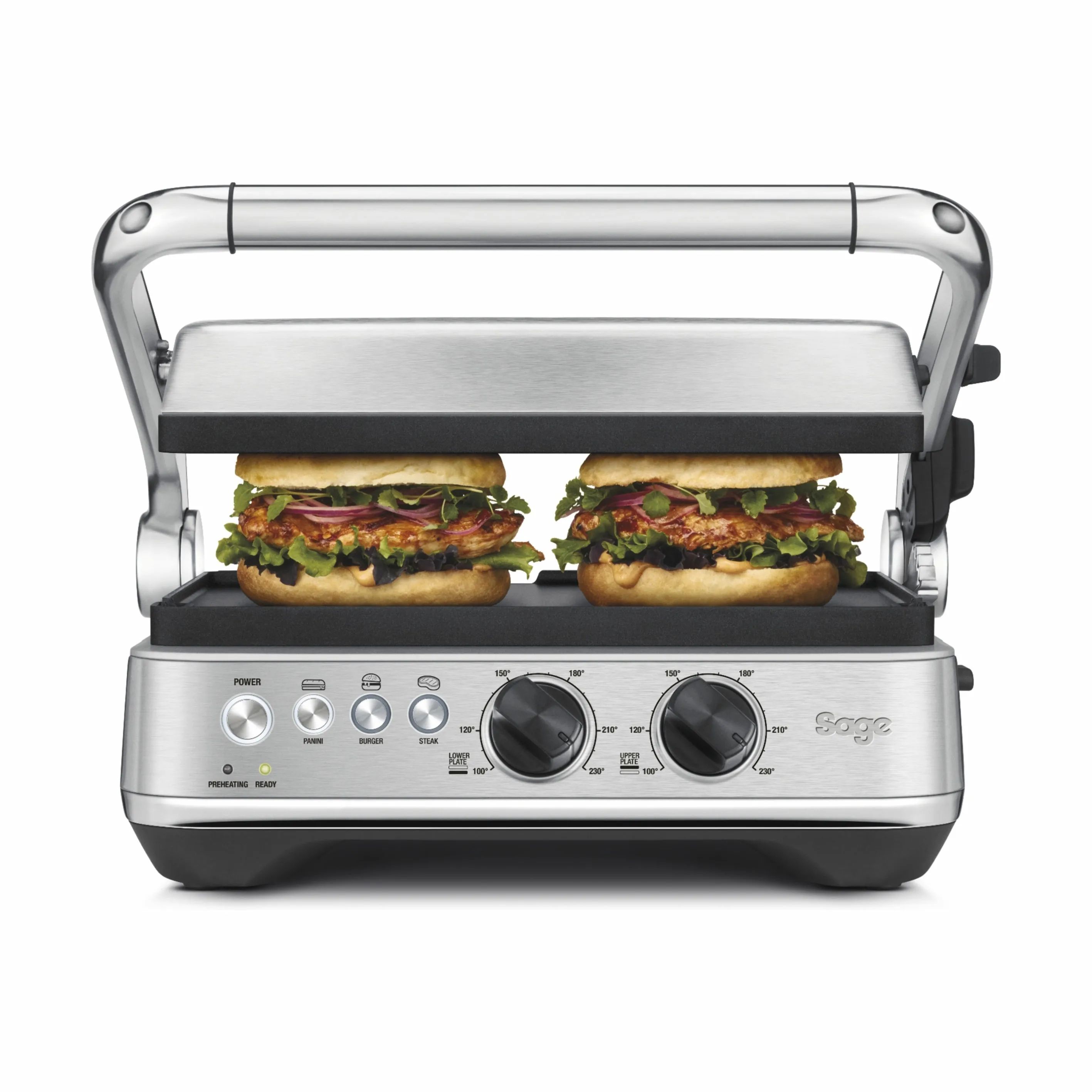 Sage Bordgrill SGR 700 The BBQ & Press Bordgrill i Rustfrit stål, 4