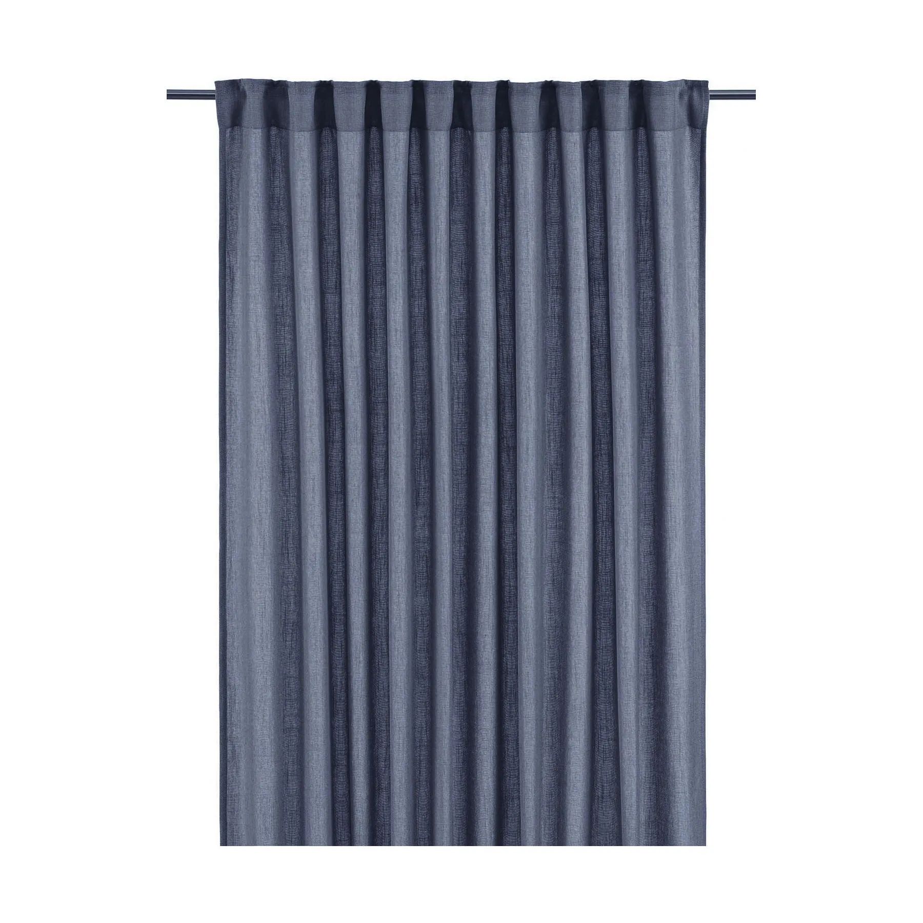 Svanefors Gardiner og gardinstænger Cecil Gardin - 2 stk. i Blå/grå, H260 x B145 cm, 1