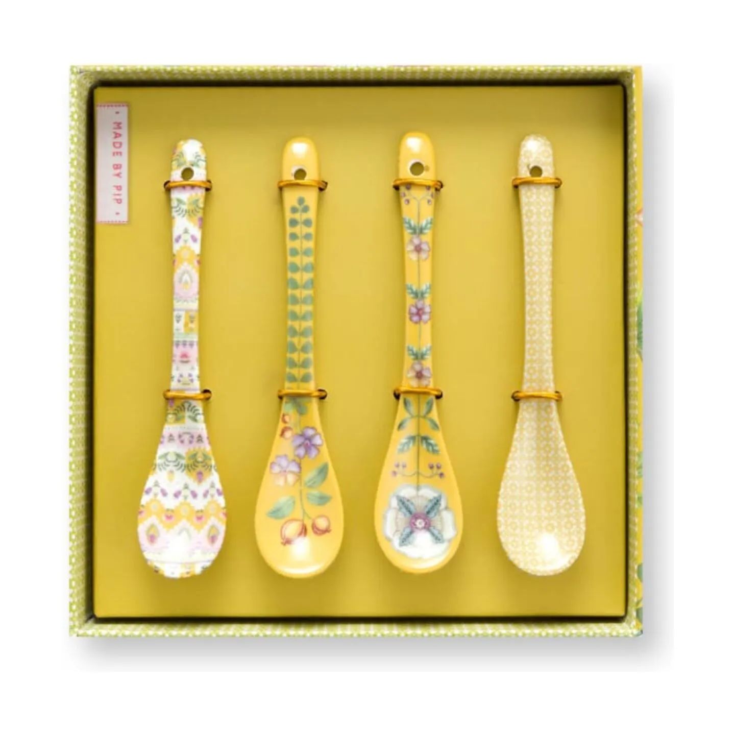 PIP Studio Kaffe- og teskeer Lily & Lotus Teskeer i Yellow, 2