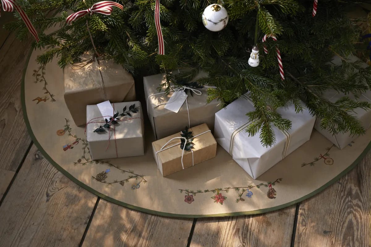 Kähler Juletræstæpper Hammershøi Juletræstæppe i Sand, 3