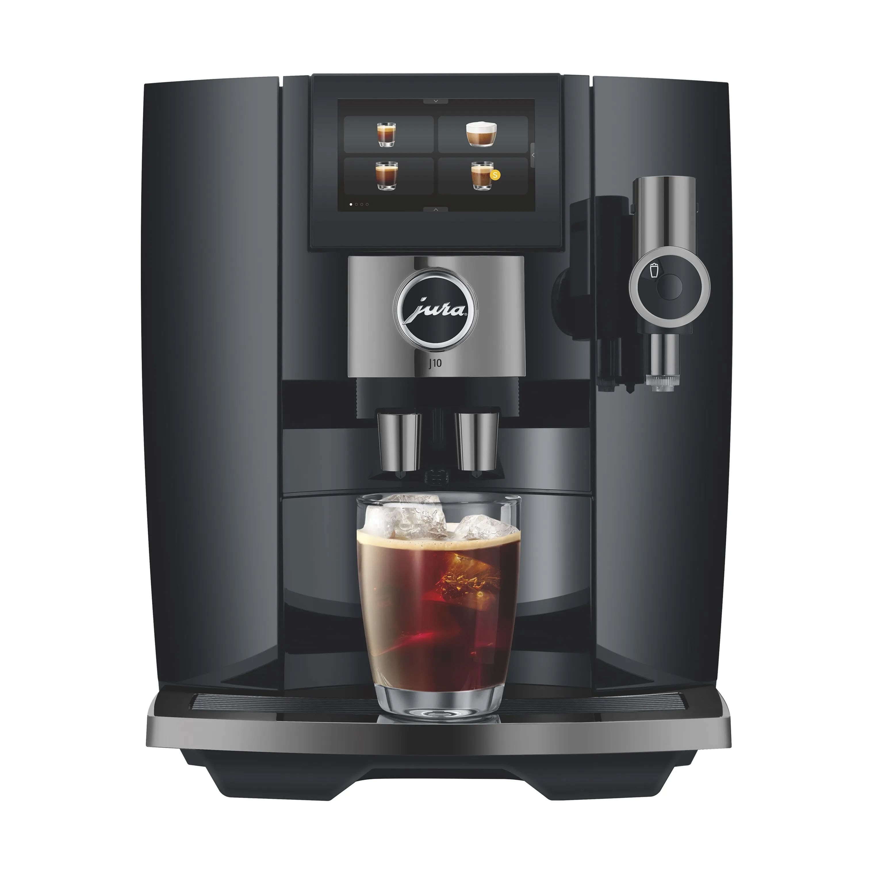 JURA Espressomaskiner J10 (EA) Kaffemaskine i Piano Black, 2