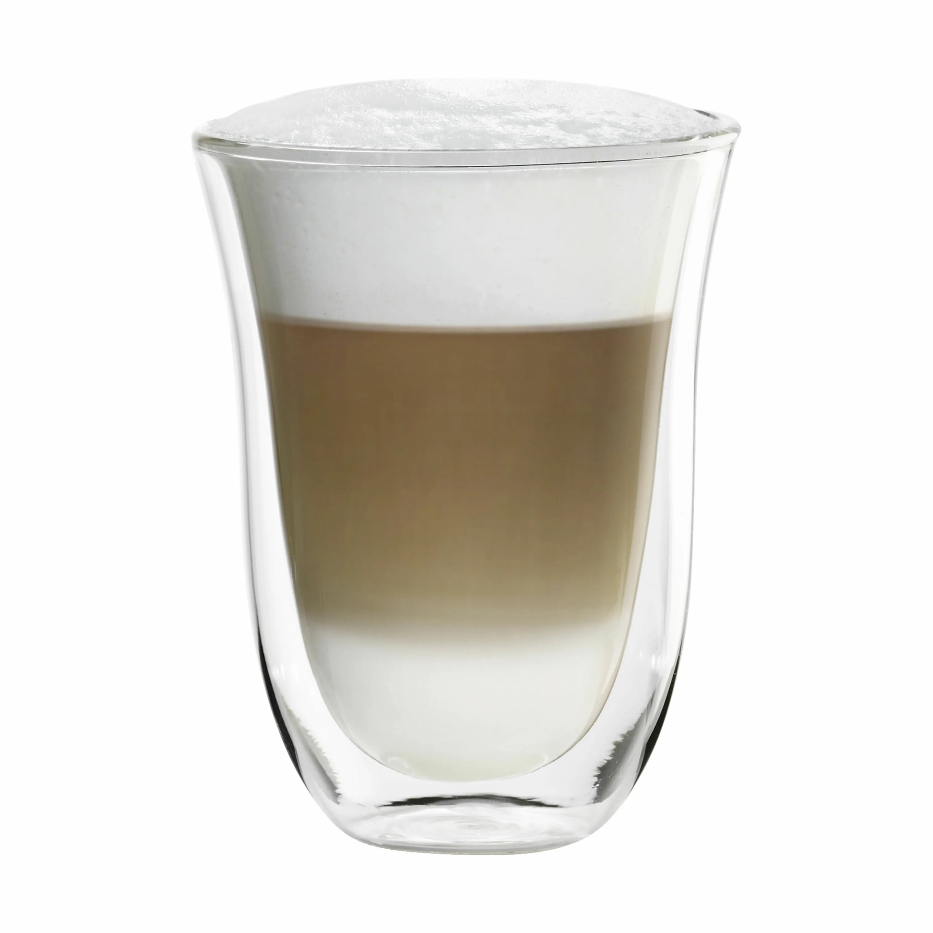 DeLonghi Termoglas Latte Macchiatoglas - 2 stk. i Klar, 33 cl, 2