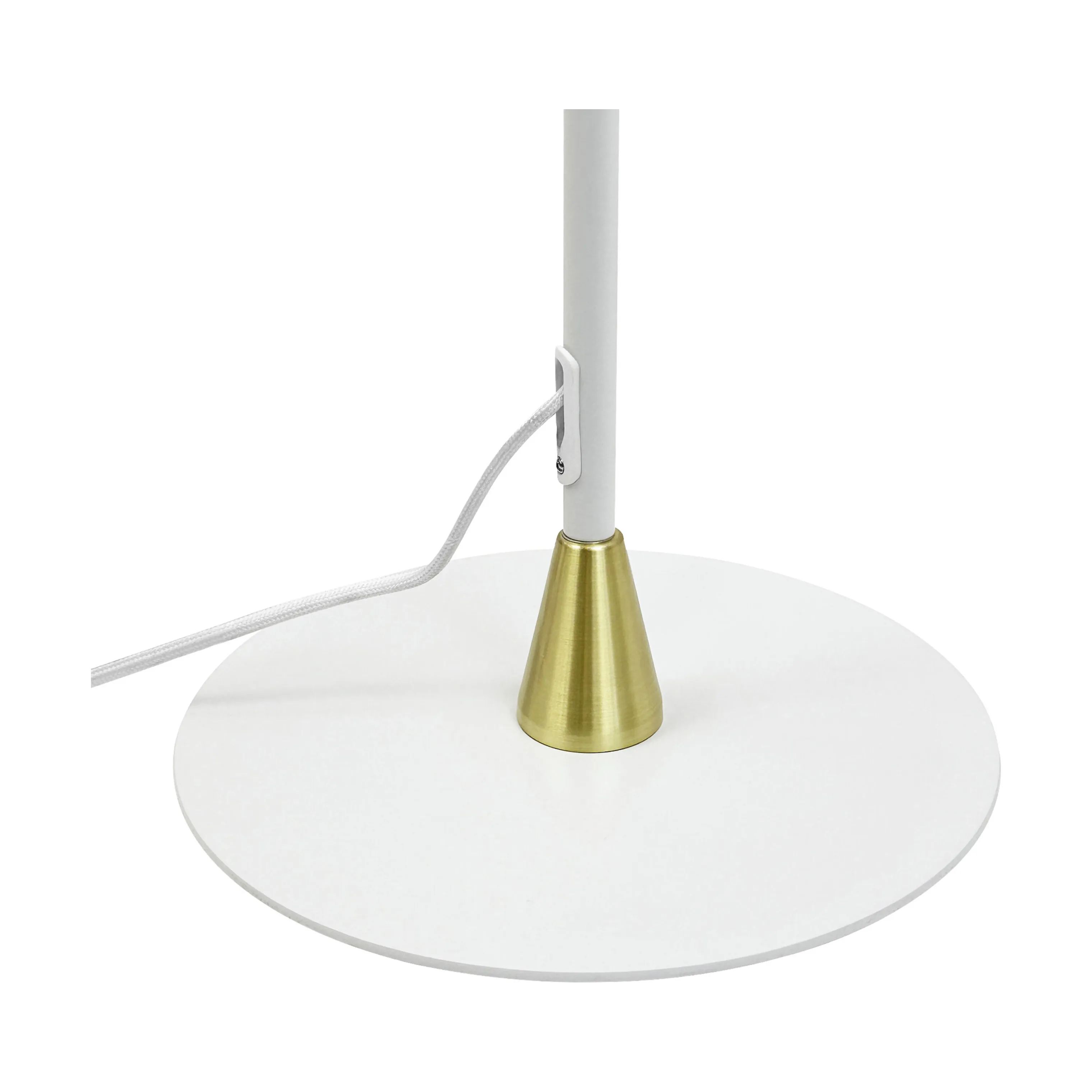 Dyberg Larsen Gulvlamper Lilje Gulvlampe i Hvid/Messing, 5