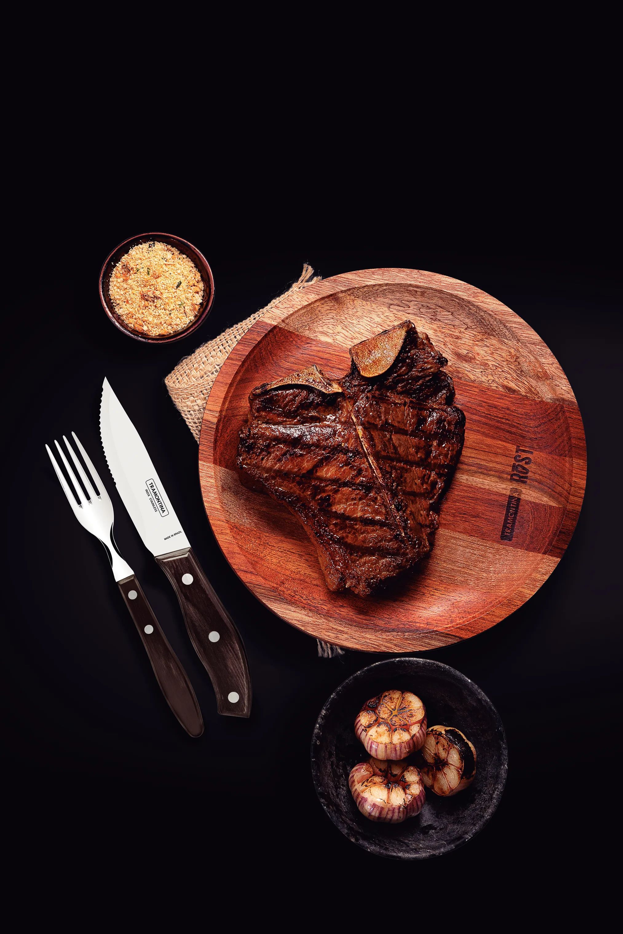 Tramontina Bestiksæt Churrasco Jumbo Grillbestik - 8 dele i natur, 2