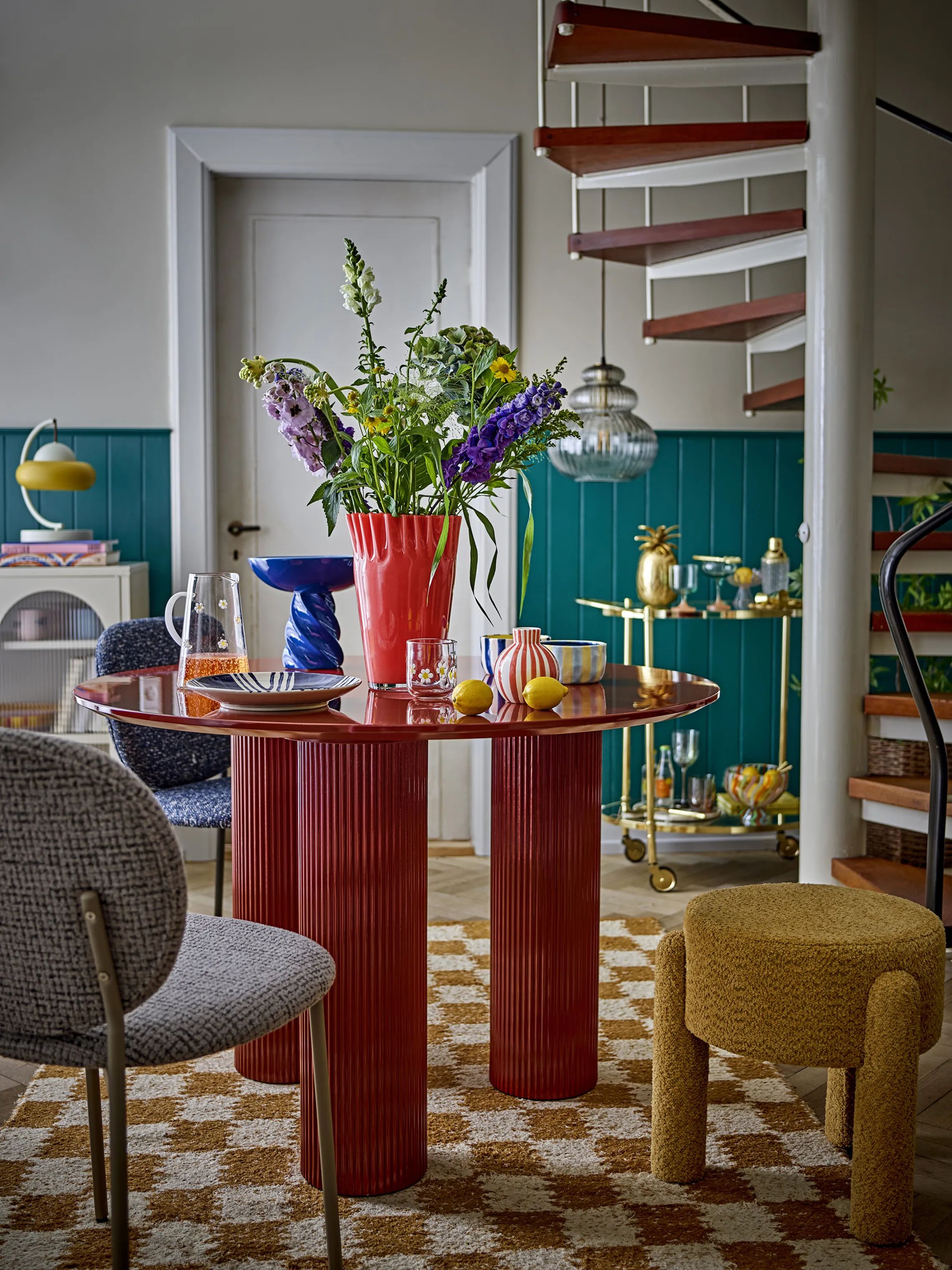 Bloomingville Spiseborde Della Spisebord i Rød, 3