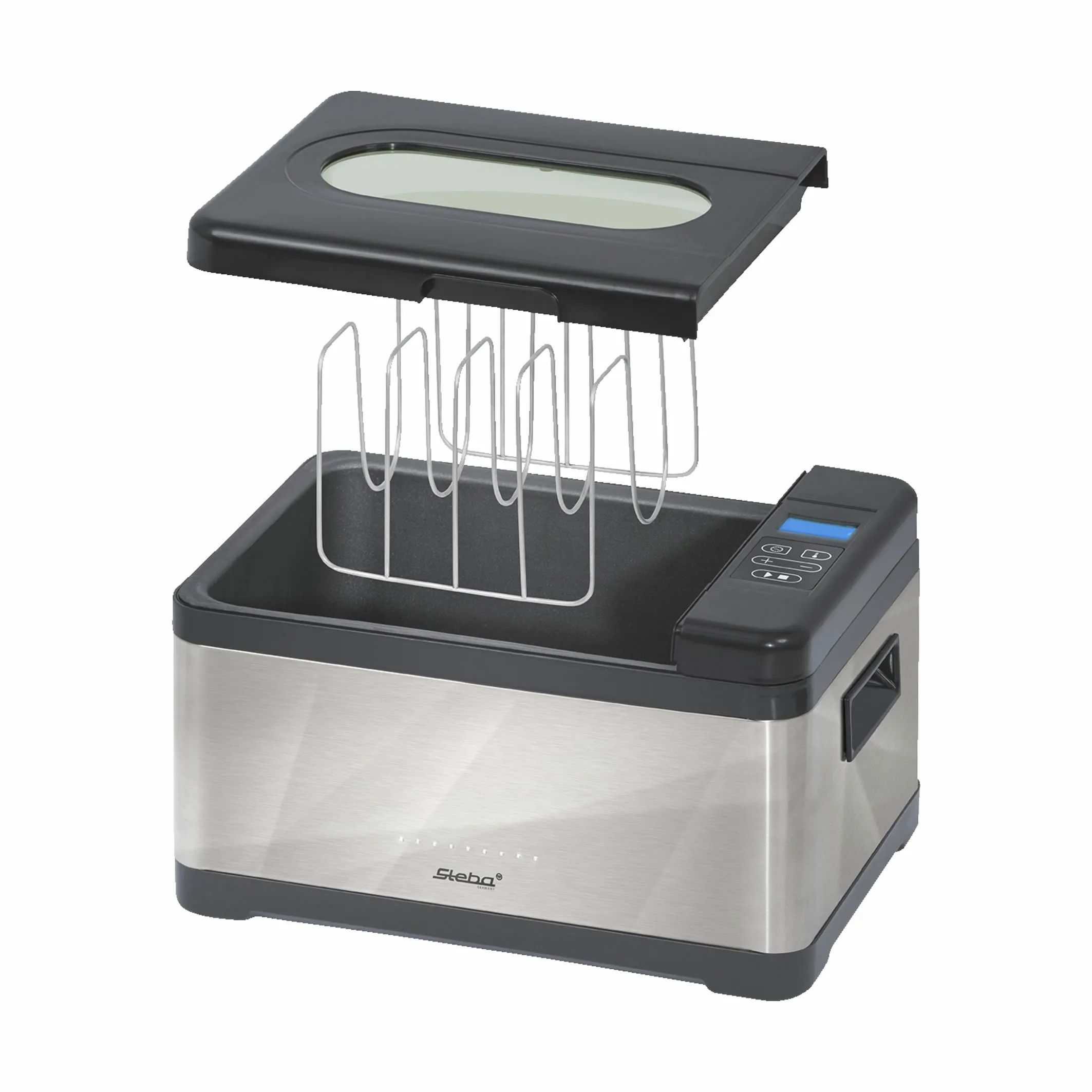 Steba Sous vide kar og tilbehør Sous Vide Maskine STSV2 i Sølv/Sort, 2