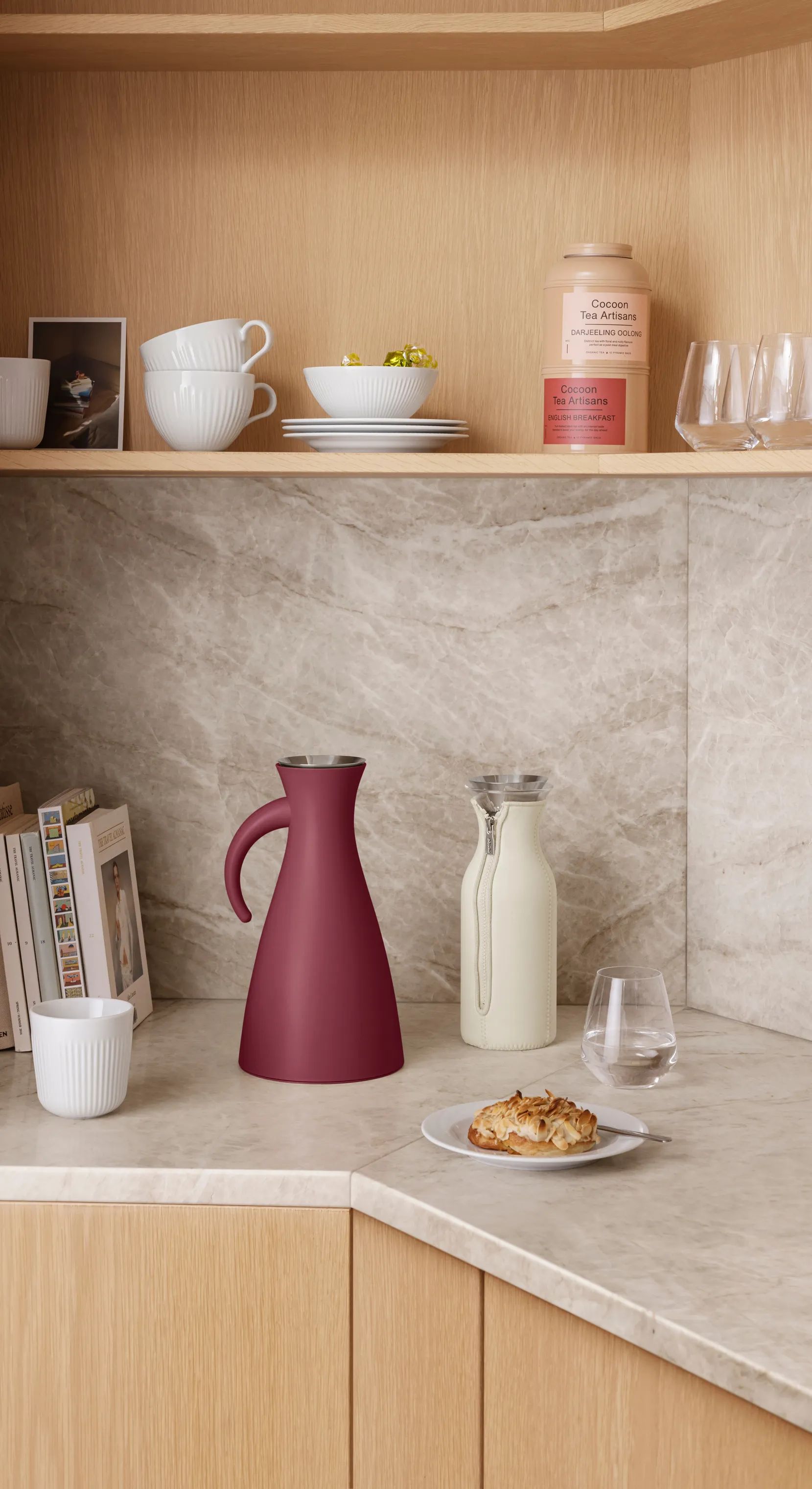 Eva Solo Termokander Termokande i Ruby, 1 L, 5