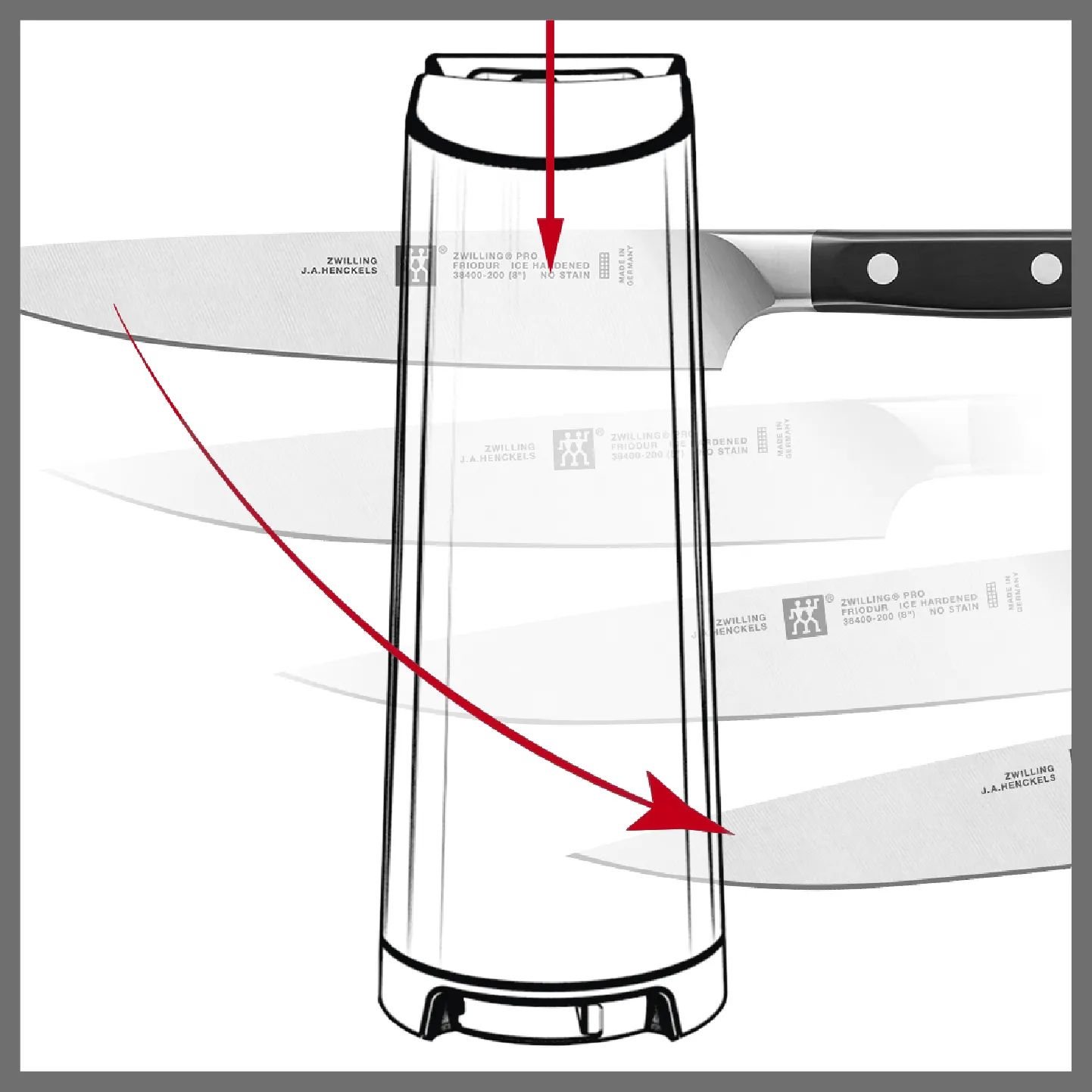 Zwilling Knivslibere V-edge Knivsliber i Sort, 5