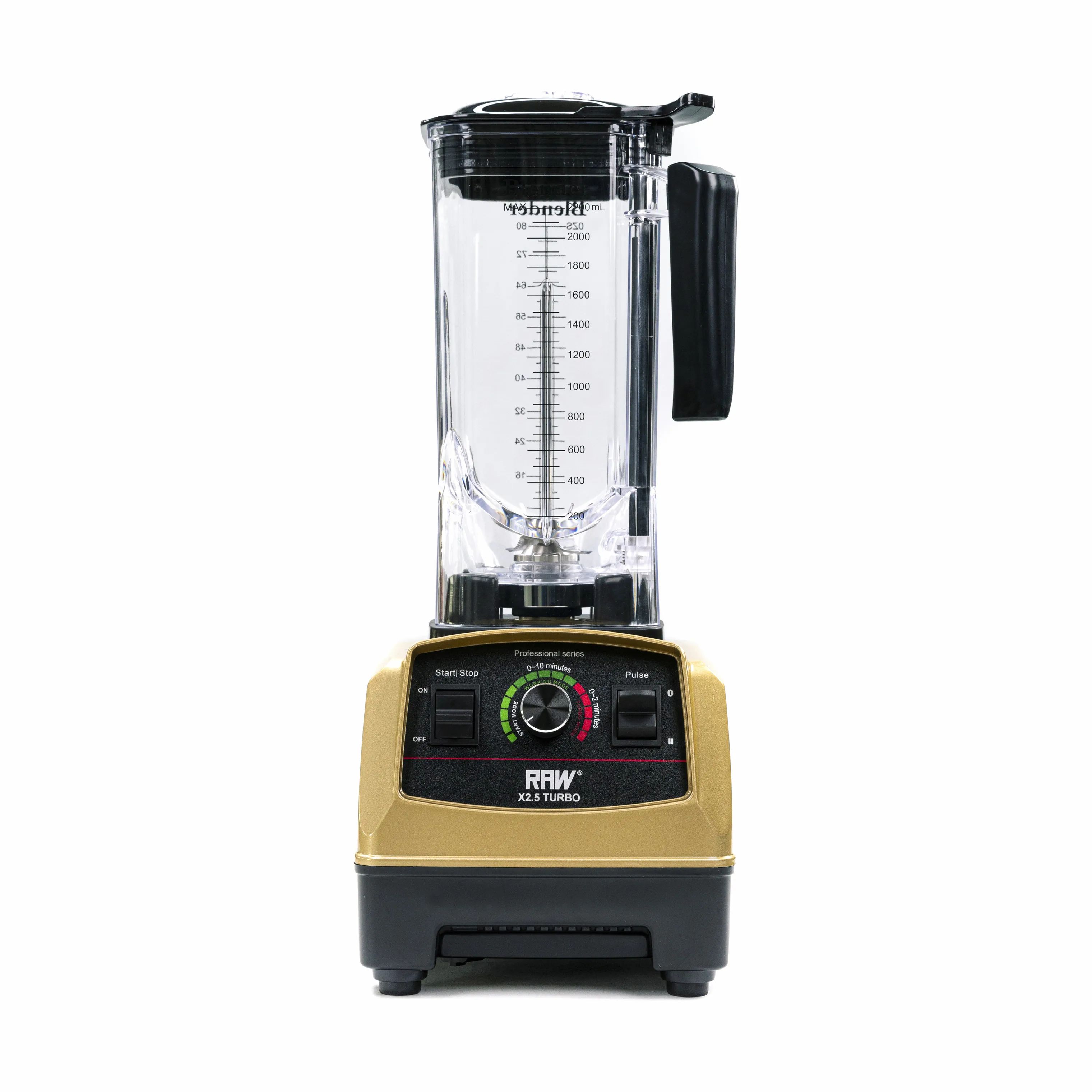 RAW Blendere X2,5 Turbo Blender i Guldfarvet, 1