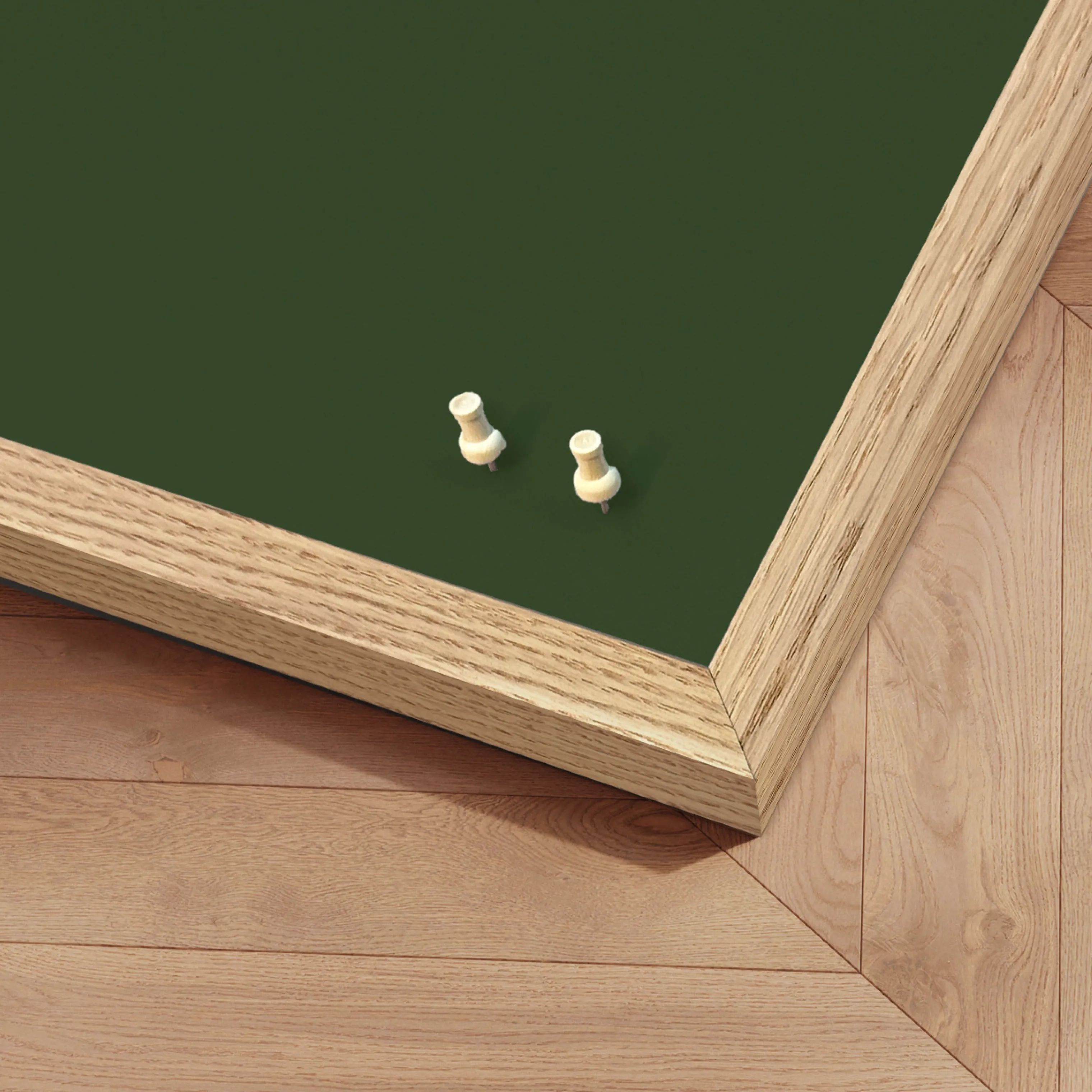 Incado Lærredstryk Opslagstavle i Dark Olive, 4