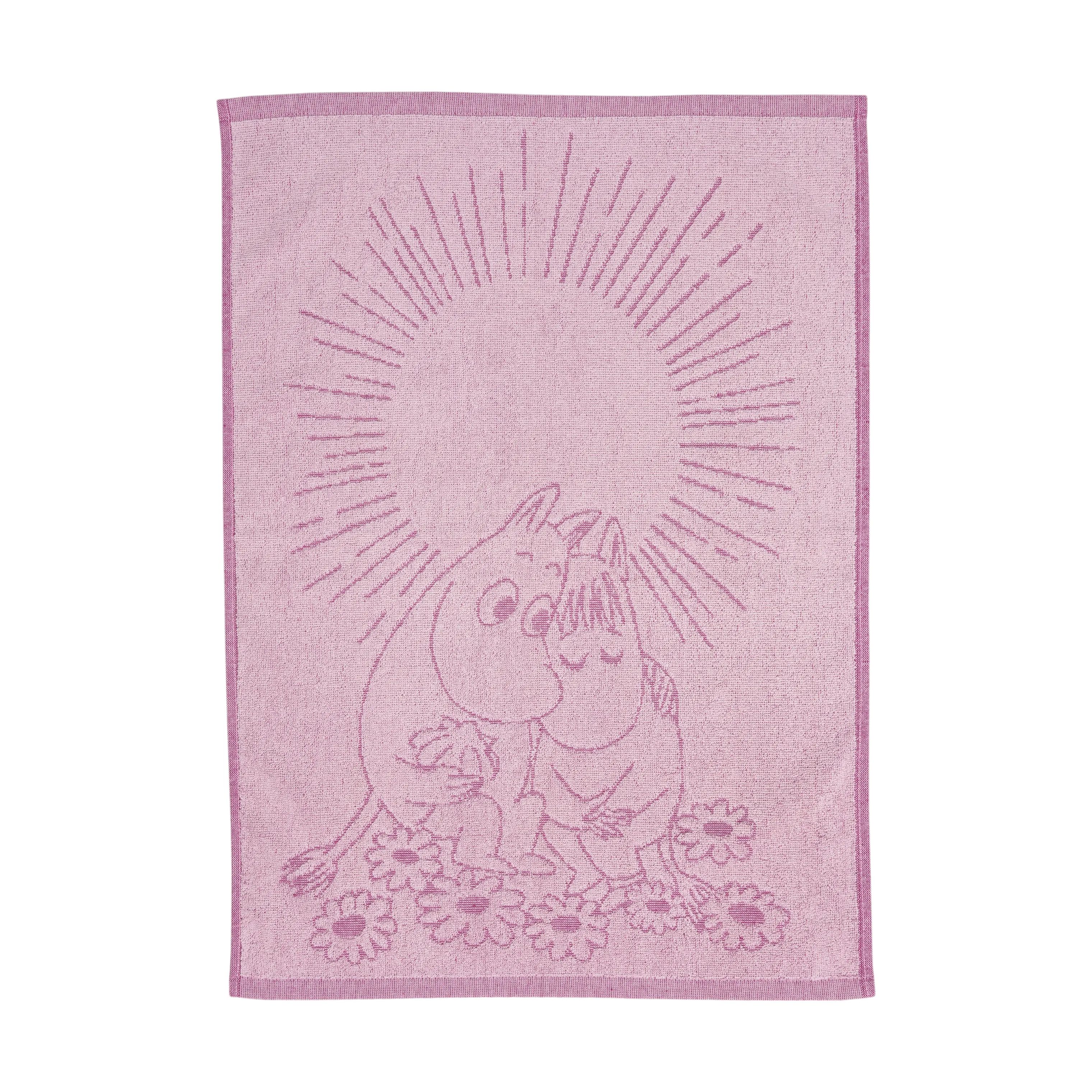 Moomin Arabia Håndklæder Moomin Arabia Indretning Håndklæde - Kærester i lyserød, B70 x L140 cm, 1