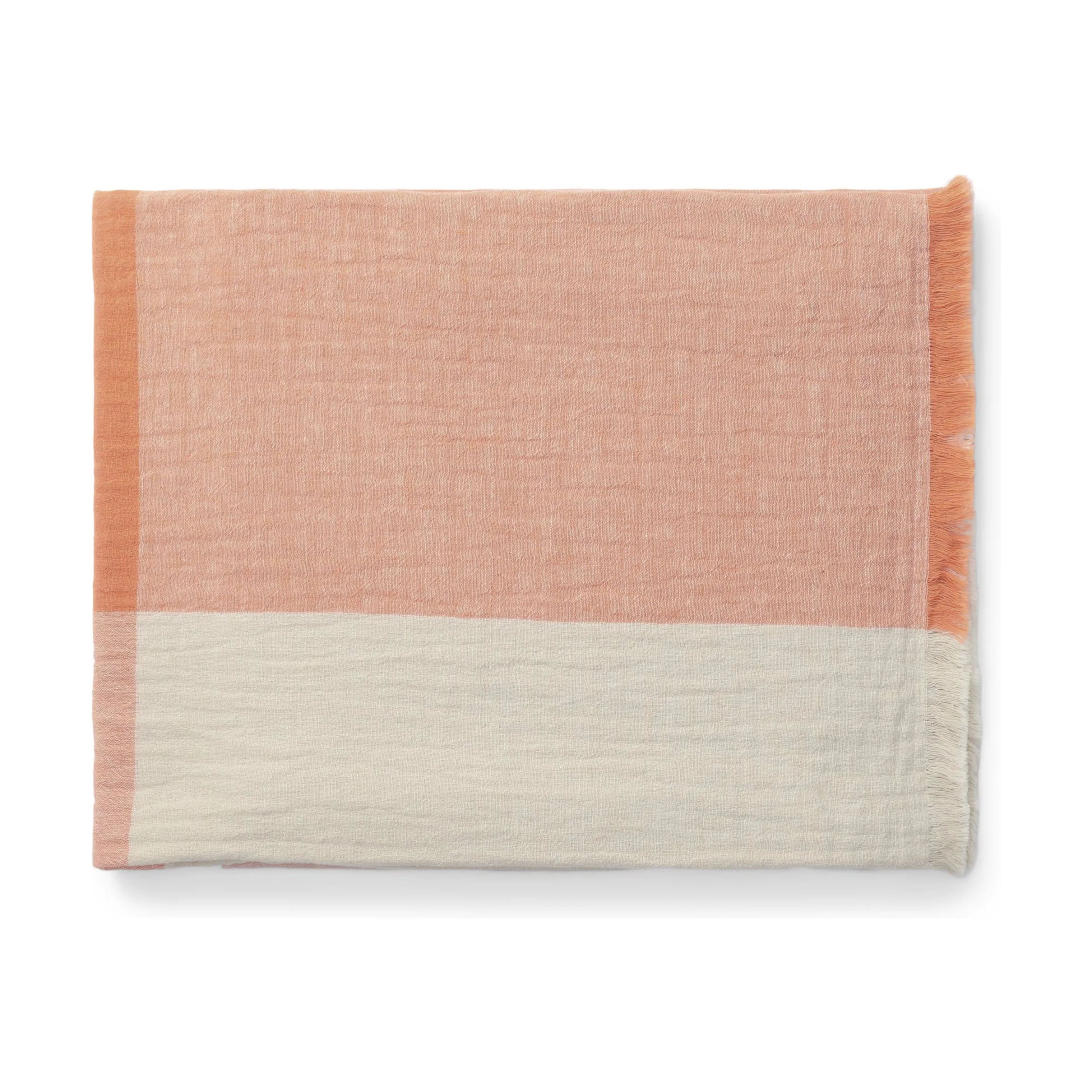 Essenza Plaider Erlend Plaid i Melon, B200 x L200 cm, 1