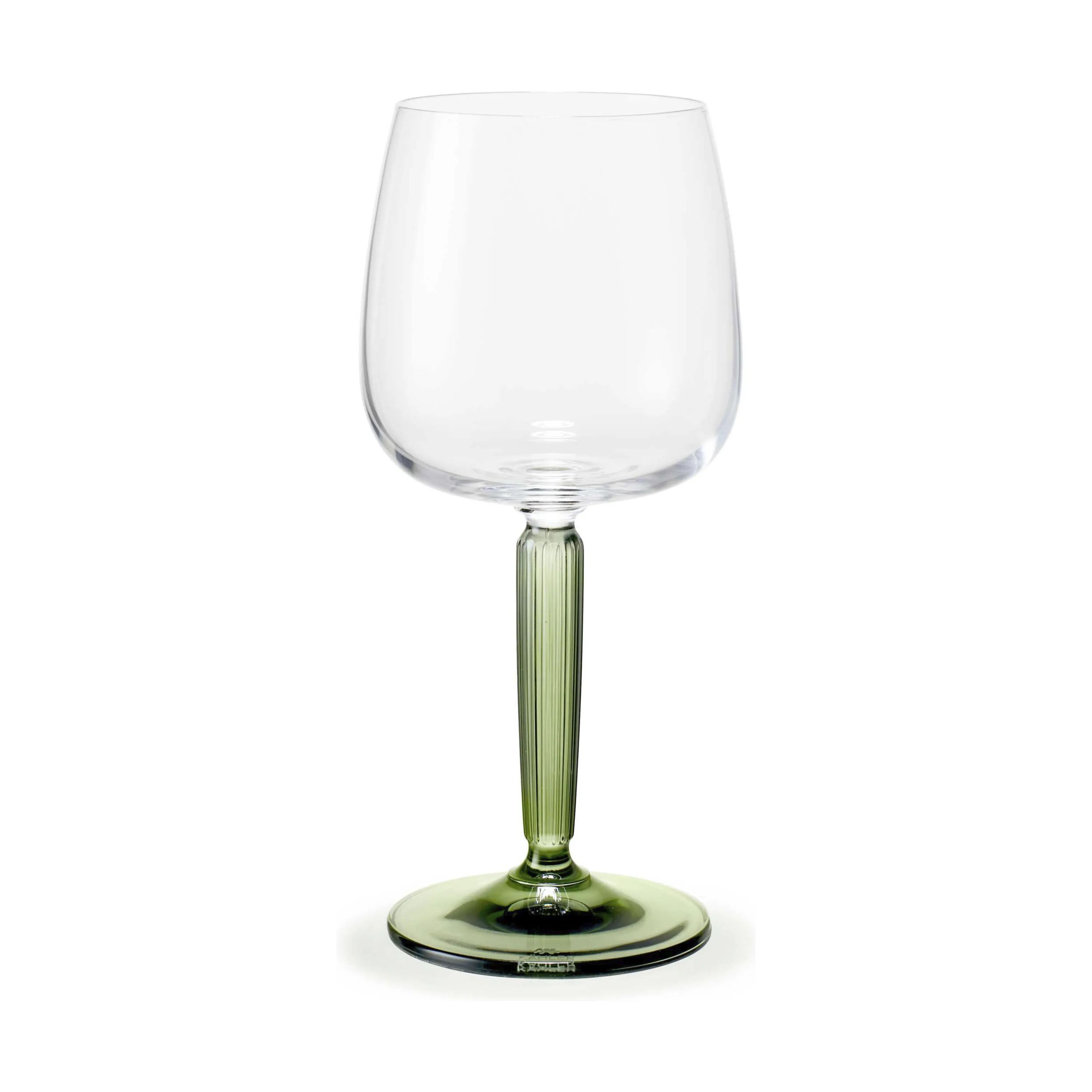 Kähler Hvidvinsglas Hammershøi Hvidvinsglas - 2 stk. i Grøn, 4