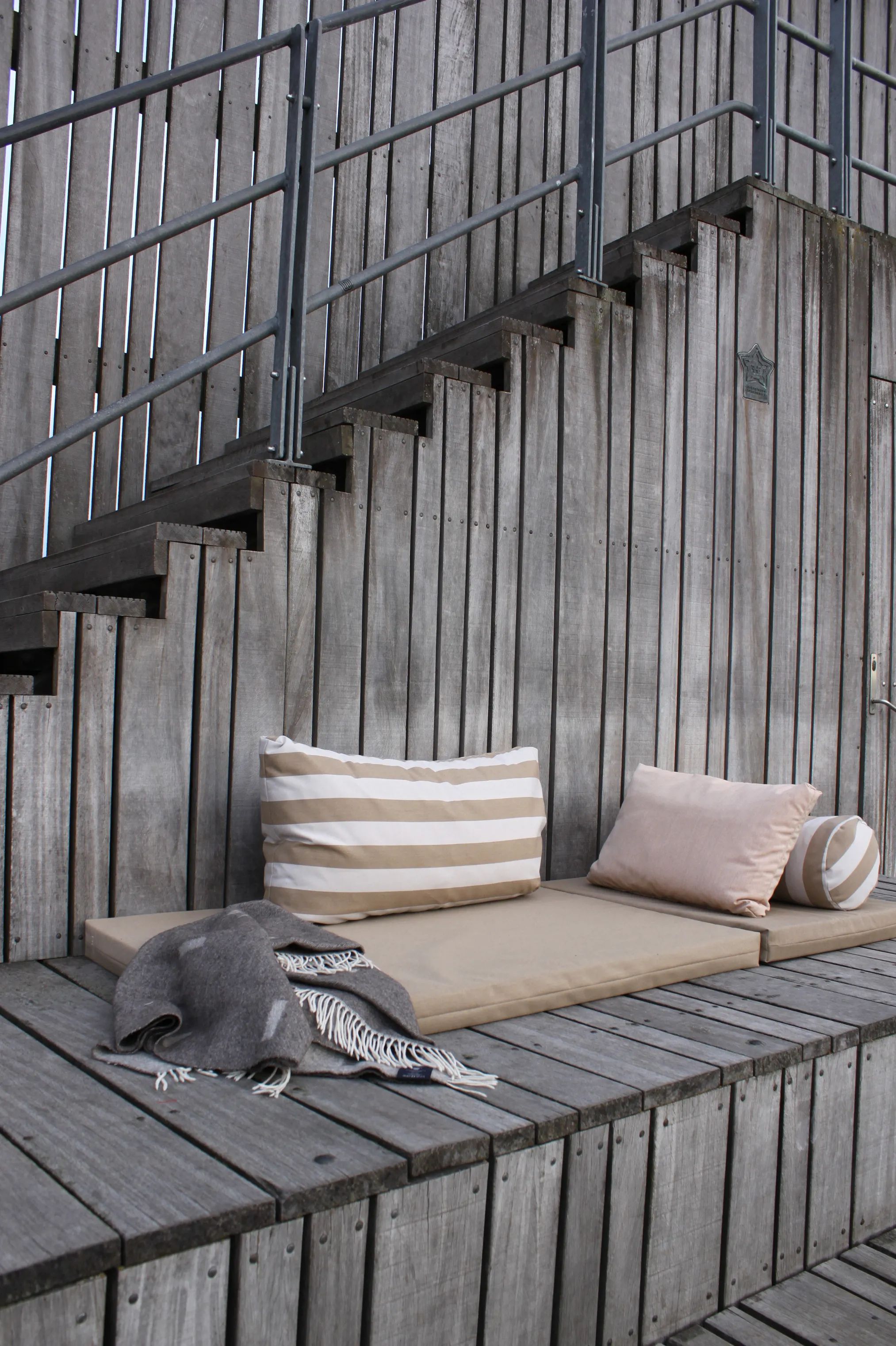 TRIMM Copenhagen Havehynder Connect Madras i Taupe, B60 x L80 cm, 2