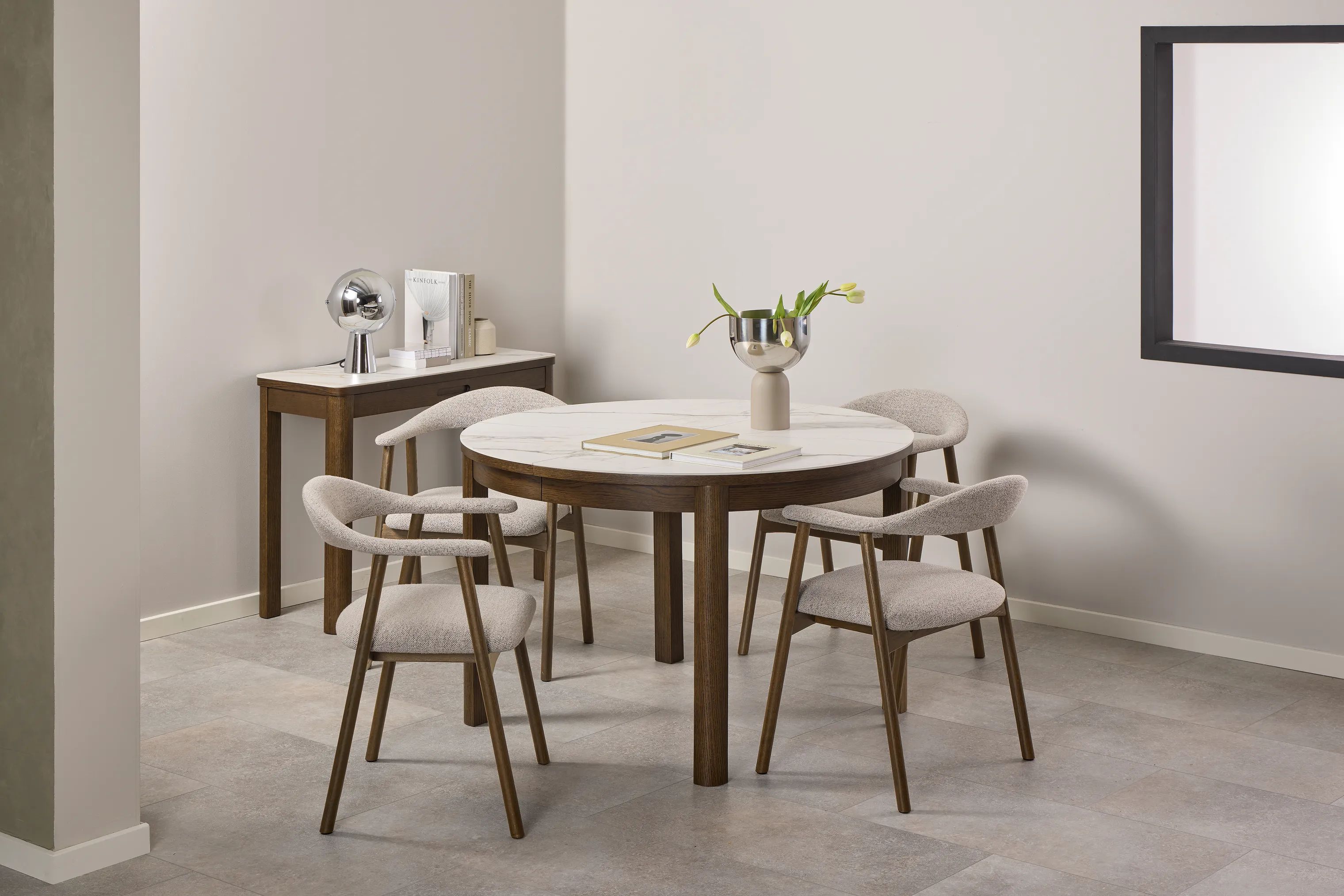 CASA Living Spiseborde Southampton Spisebord i Beige, 3