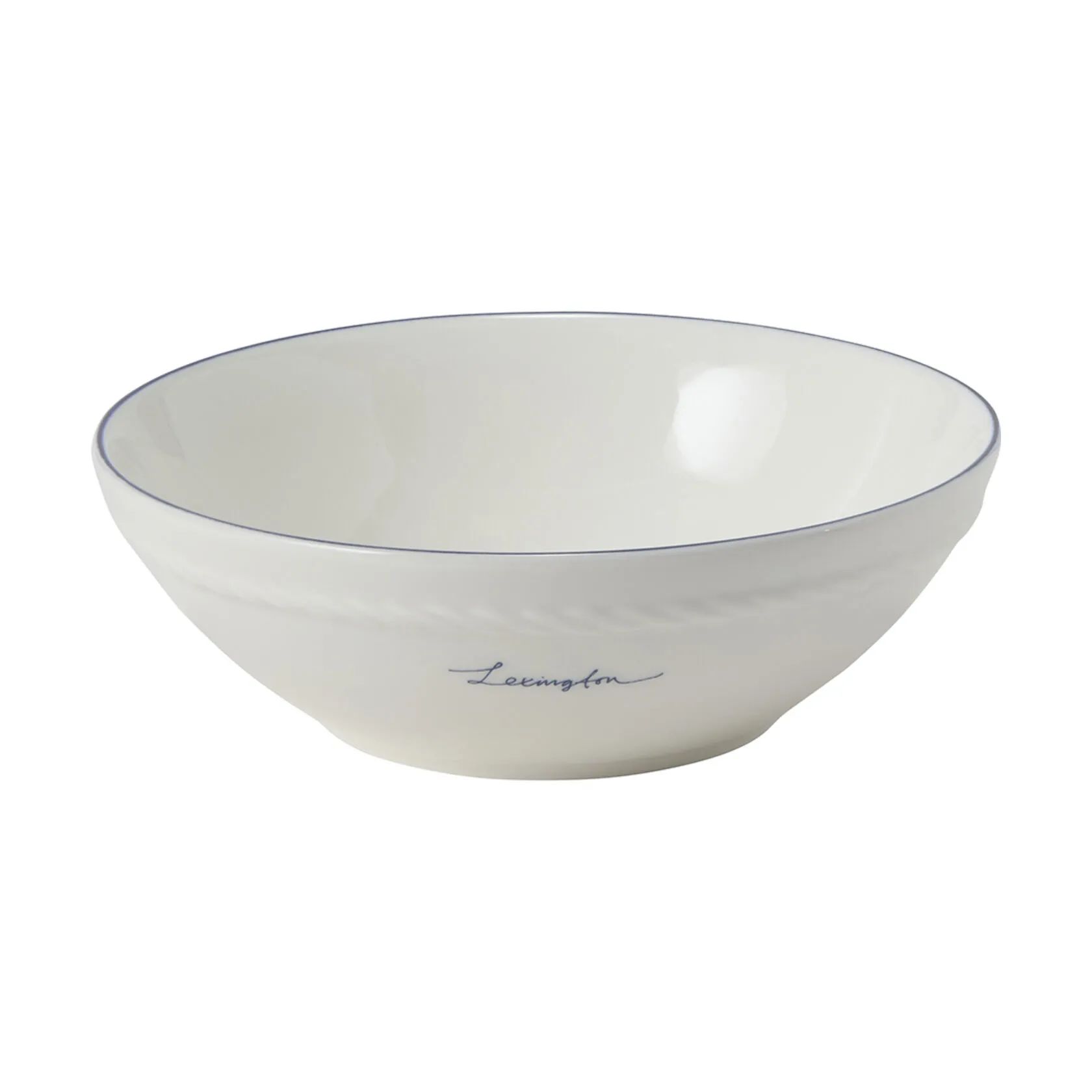 Lexington Skåle Skål - 4 stk. i White/Dark Blue, 2