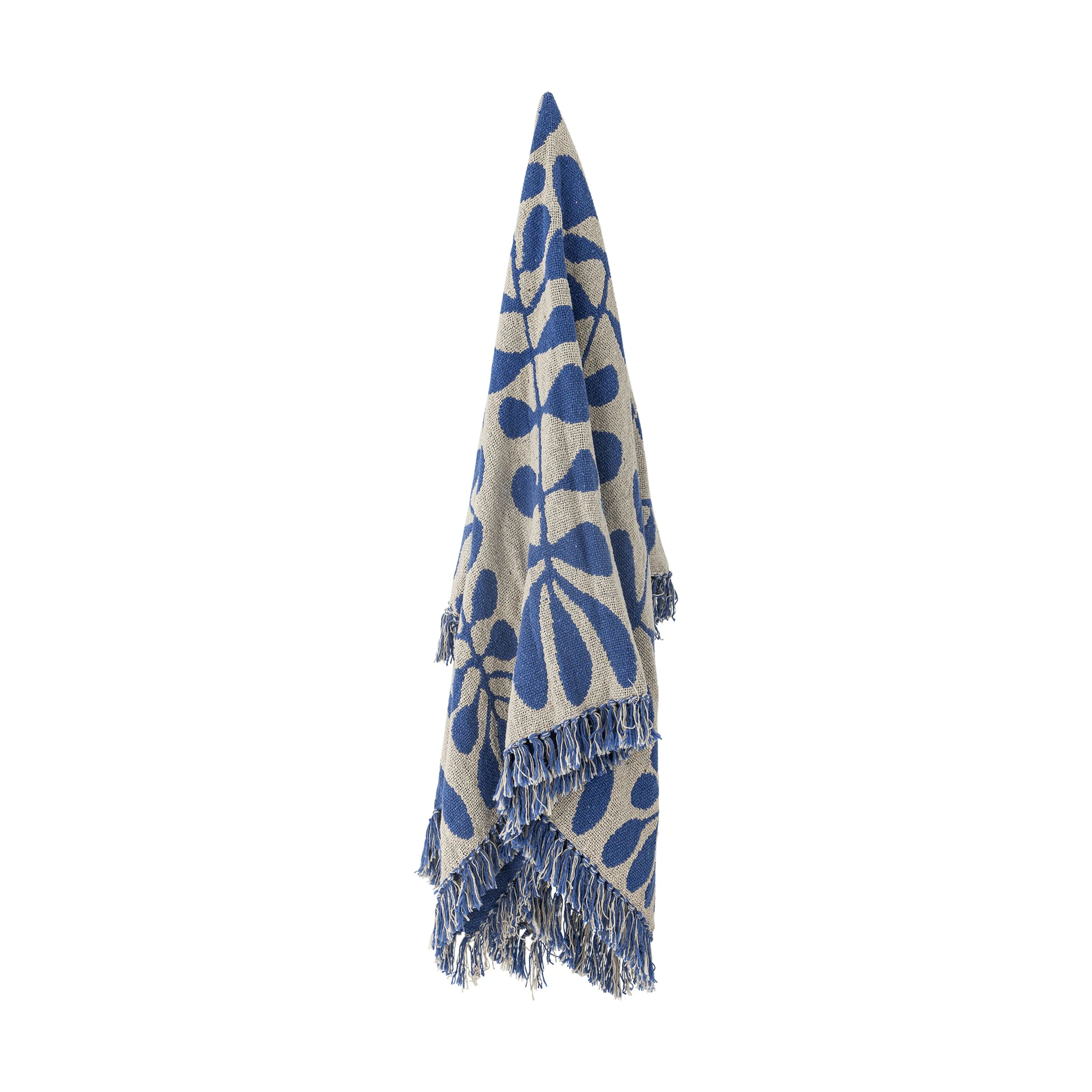 Bloomingville Plaider Nevine Plaid i Blå, 3