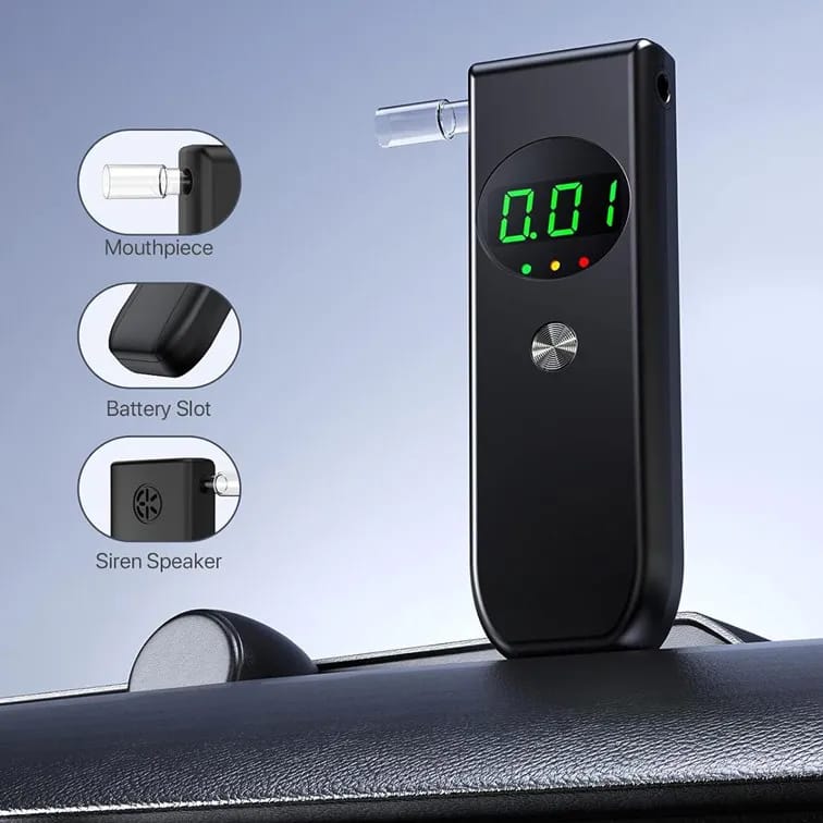 Powertrend Øvrig personlig pleje Promillo Alkometer i Sort, 2