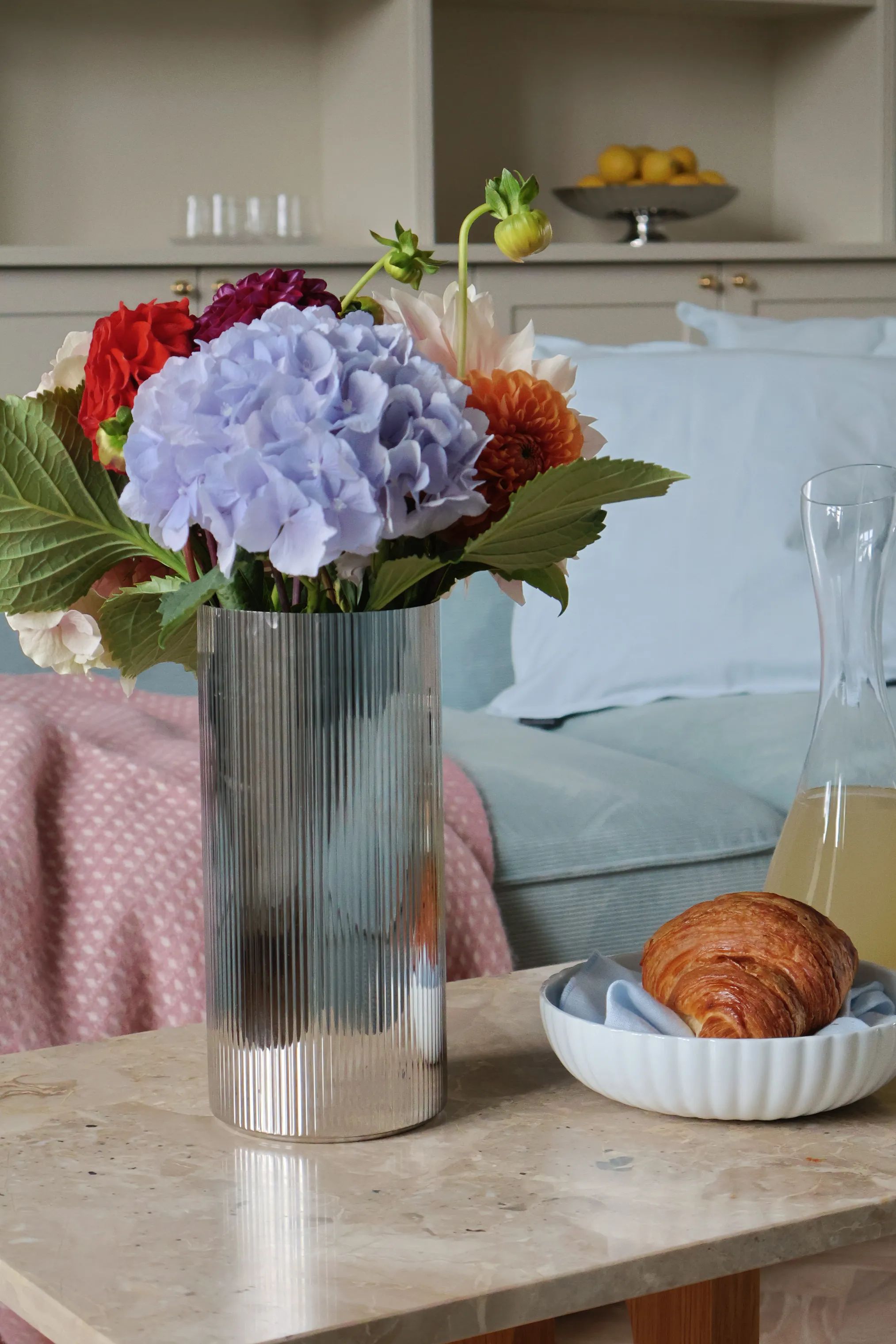 Georg Jensen Vaser Bernadotte Vase i Stål, 26 cm, 2