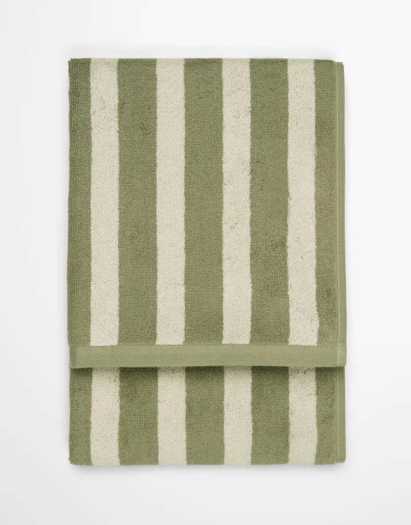 Marc O'Polo Håndklæder Heritage Håndklæde i Moss green, B50 x L100 cm, 2