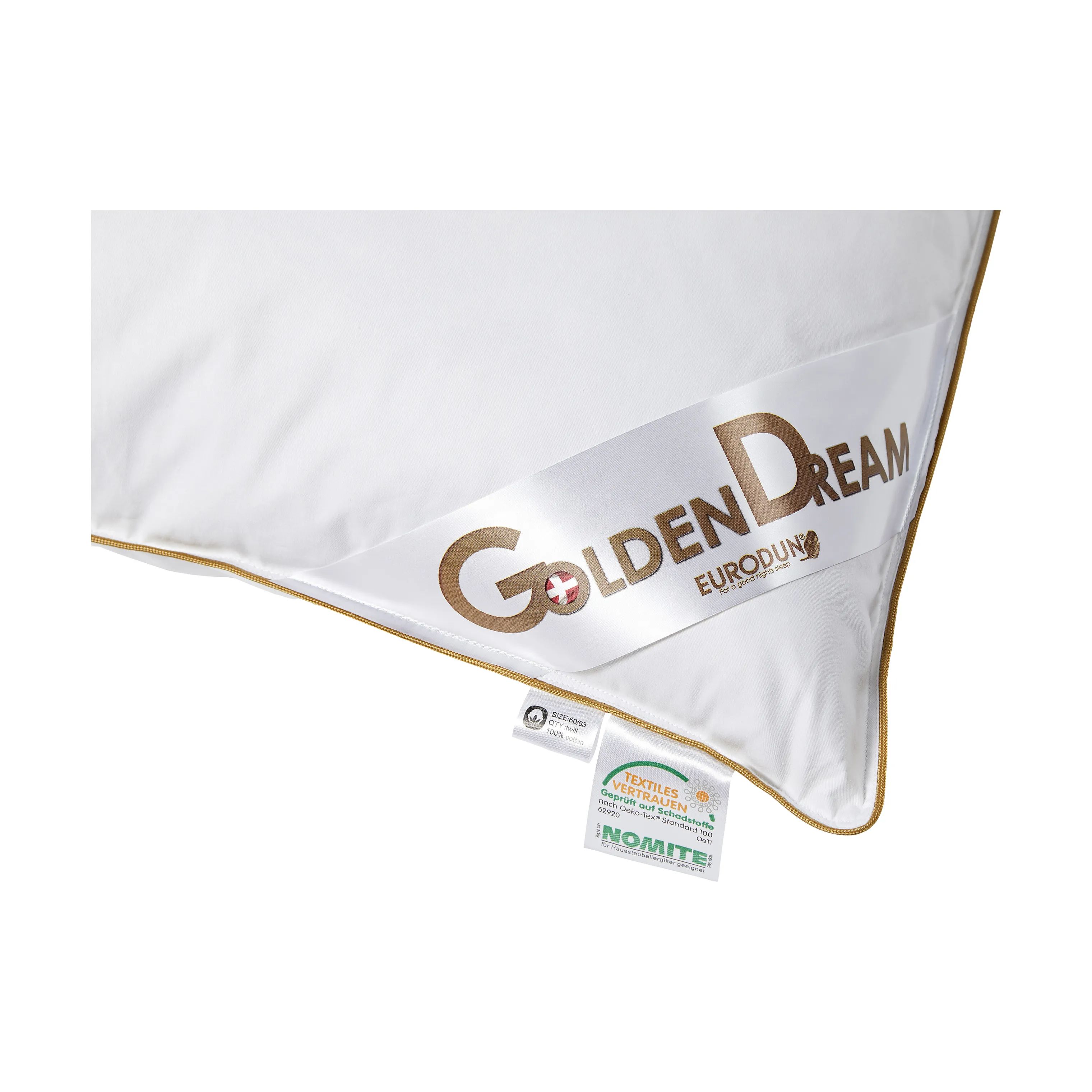 Eurodun Enkeltdyner Golden Dream  Helårsdyne i B135 x L220 cm, 4
