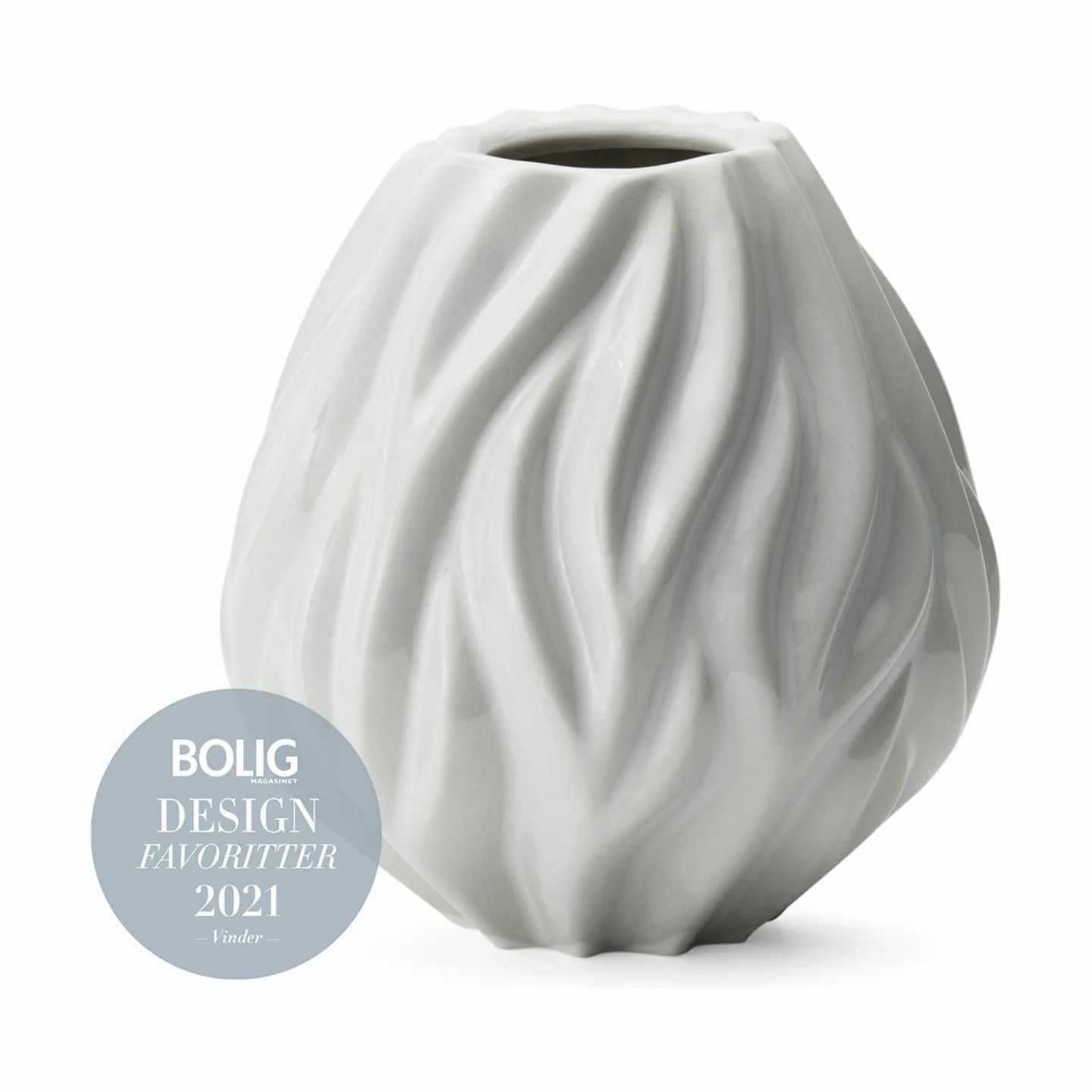 Morsø Vaser Flame Vase i Hvid, 19 cm, 4