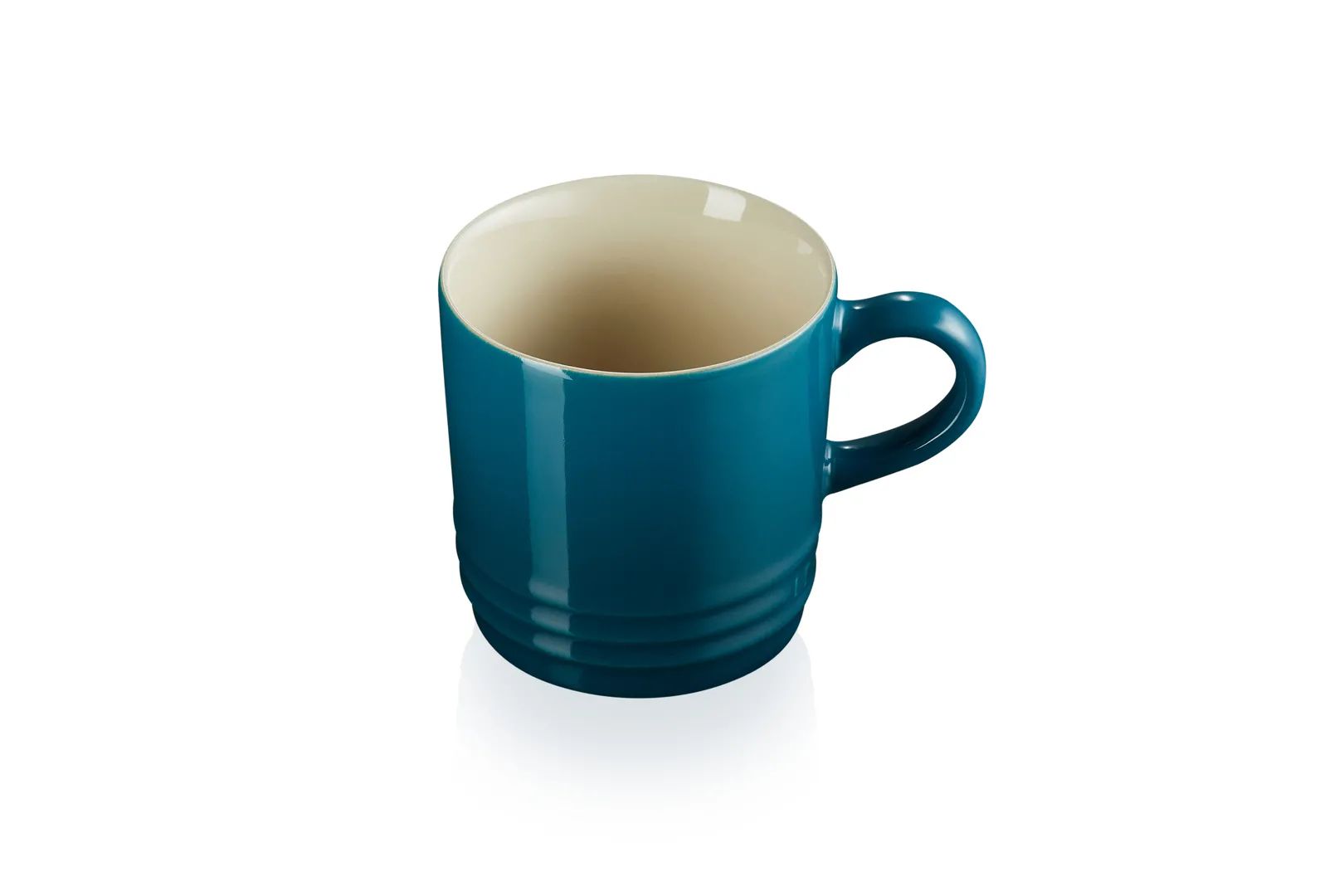 Le Creuset Krus og kopper med hank Krus i Deep Teal , 35 cl, 1